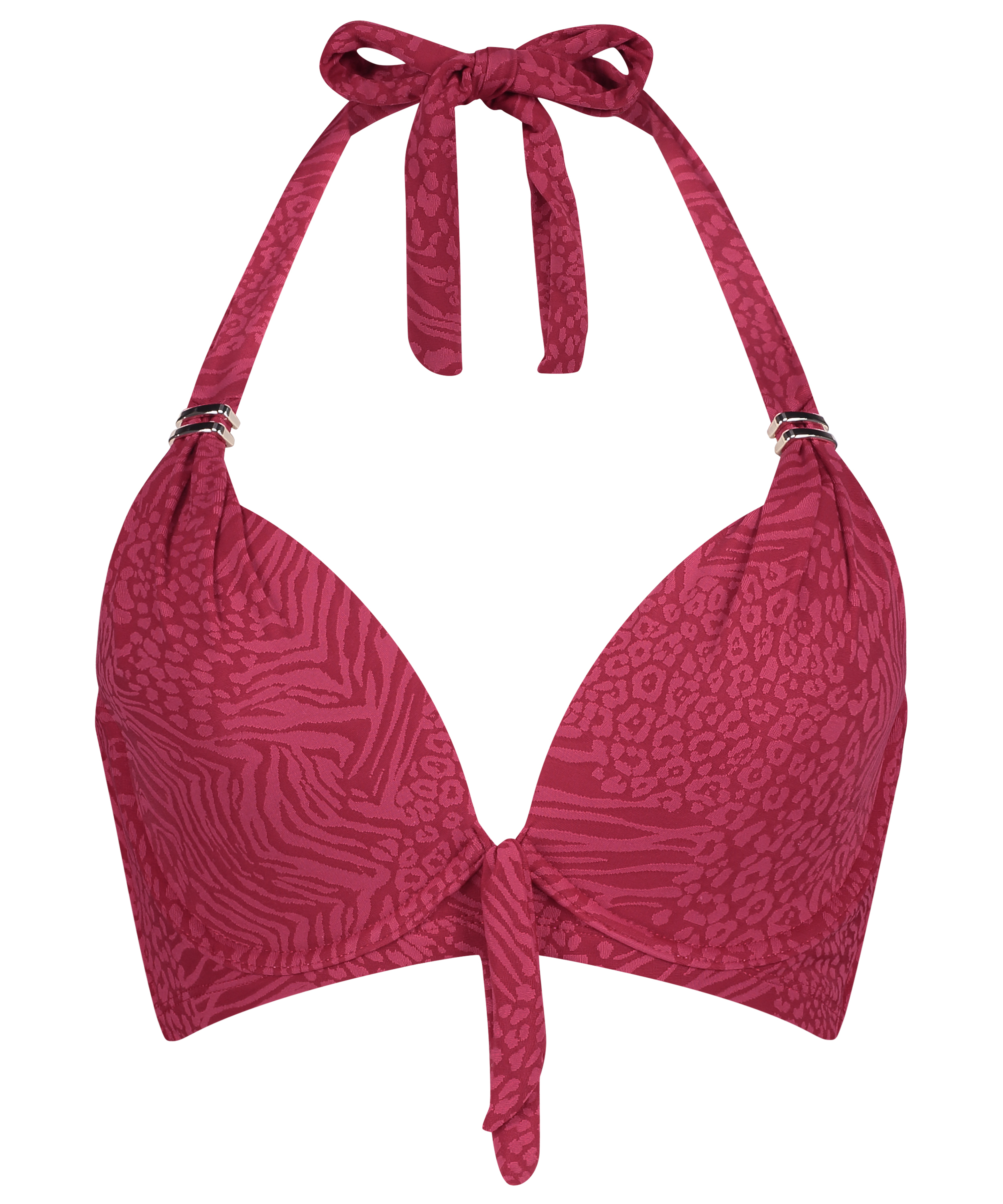 Vorgeformtes Bügel-Bikini-Top Kai Cup E +, Rot, main