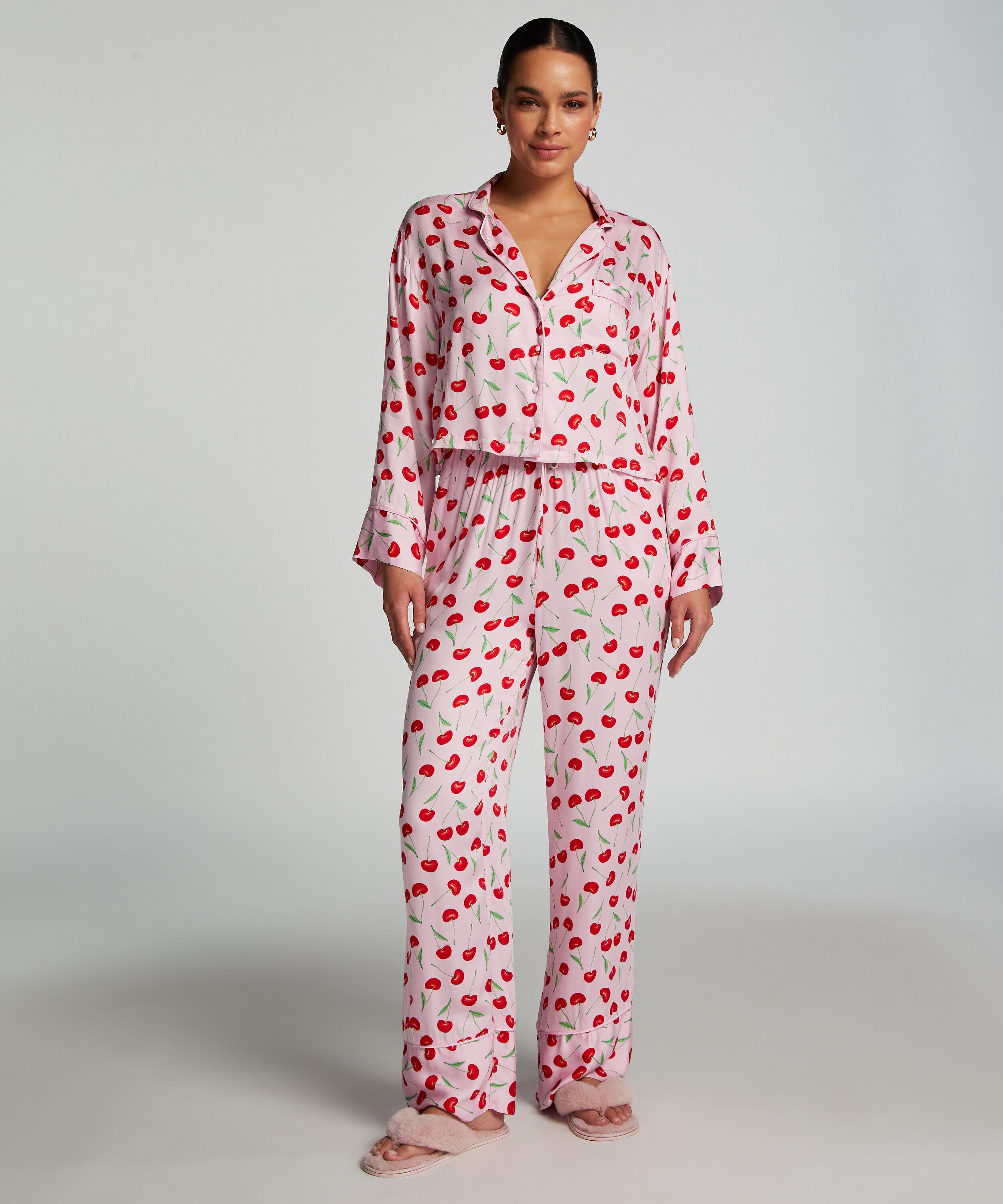 Pyjamahose Woven Springbreakers, Rose