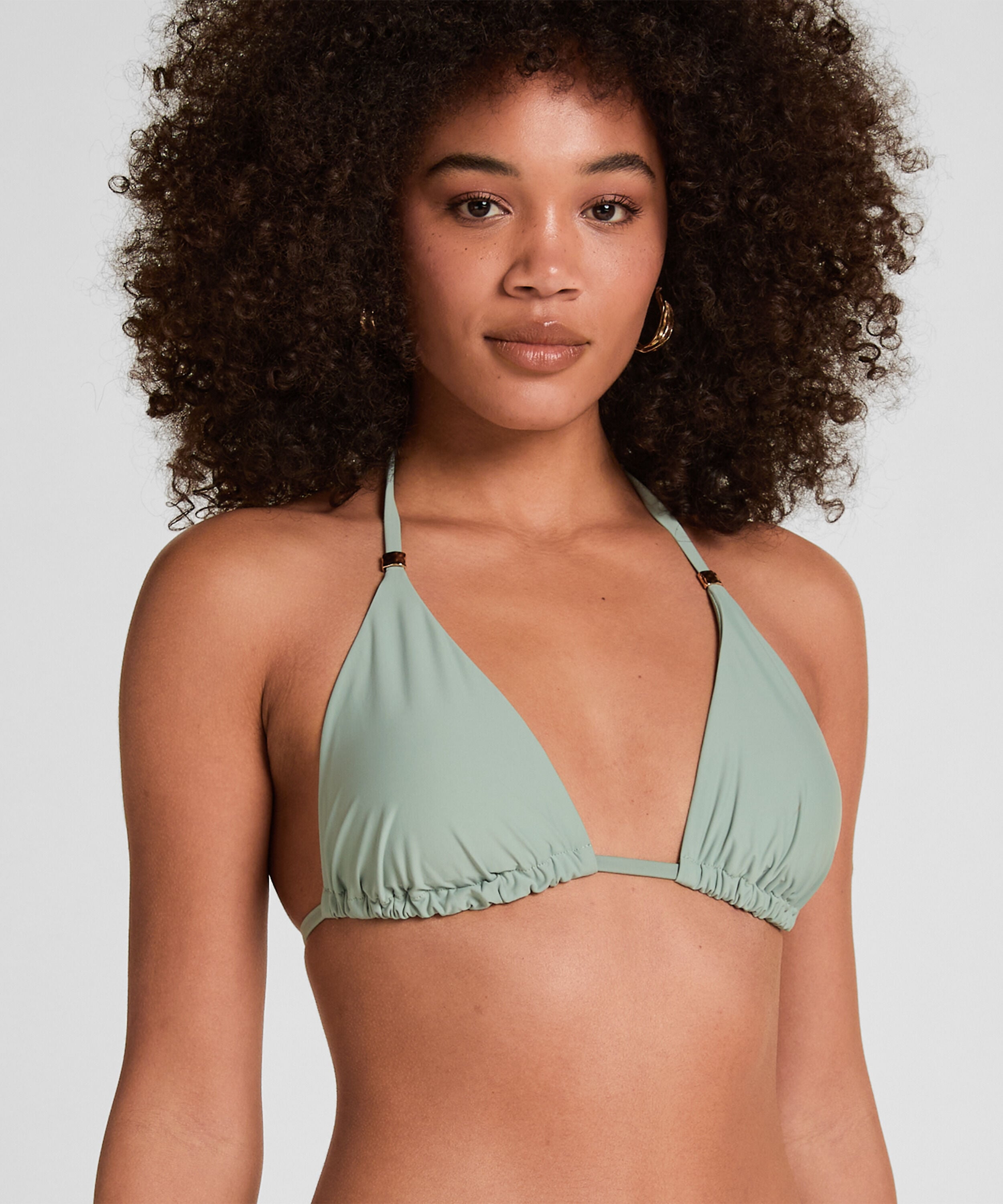 Triangle Bikini Top Luxe, Gr&uuml;n