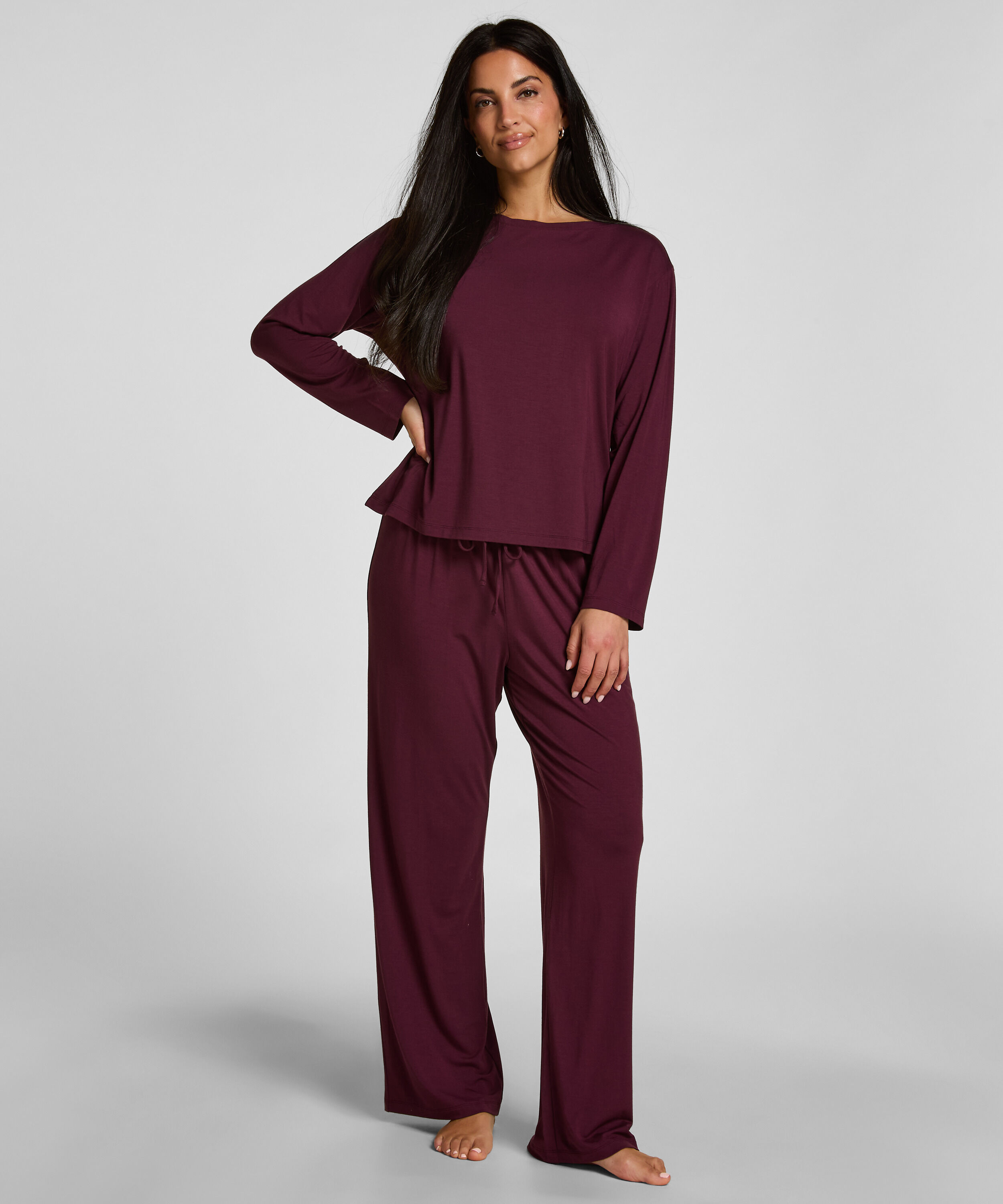 Jersey-Hose Essential, Lila