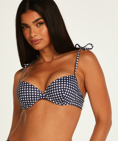 Vorgeformtes Bügel-Bikini-Top Seychelles, Blau