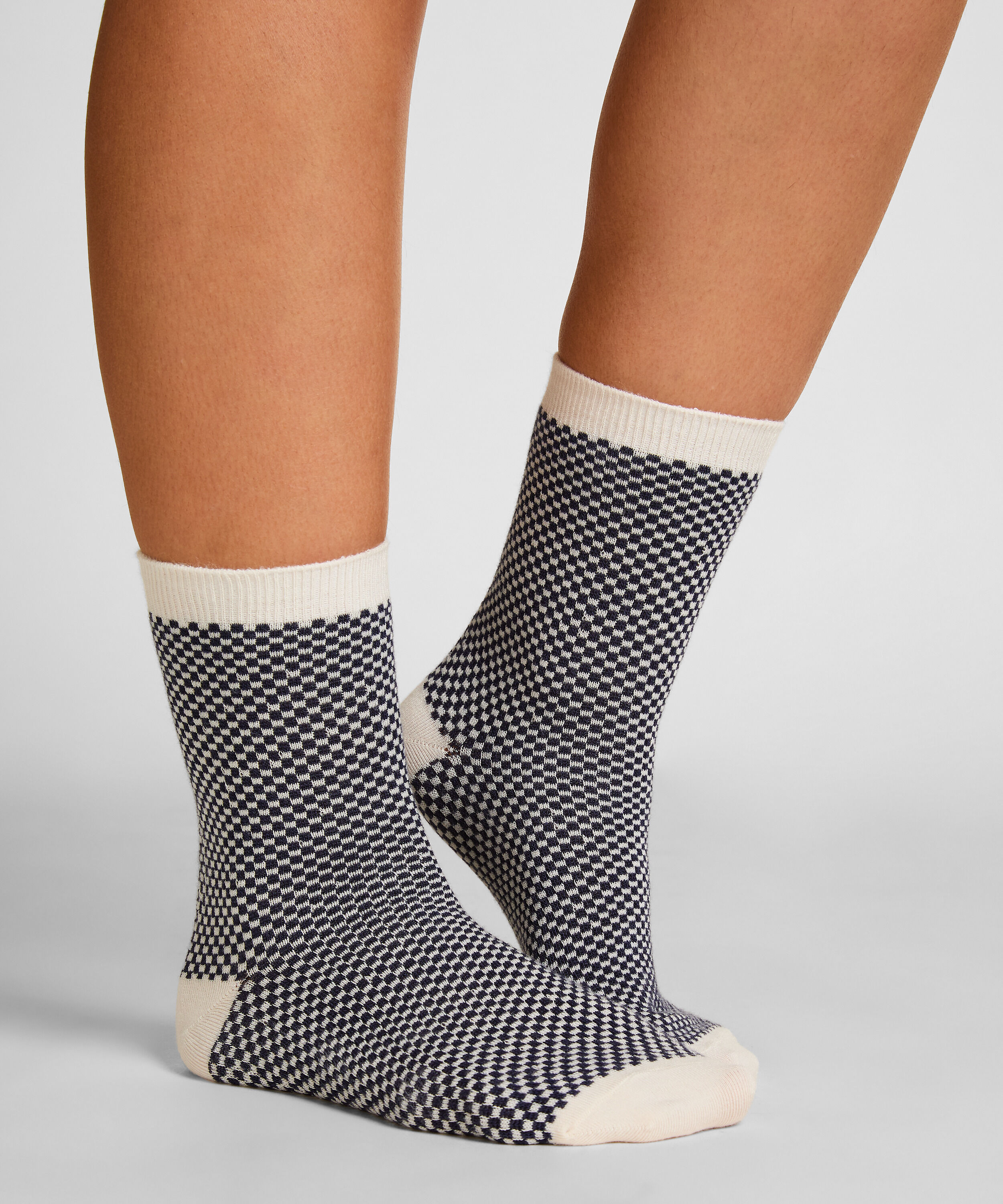 Crew-Socken aus Modal, Blau Crew-Socken aus Modal, Blau