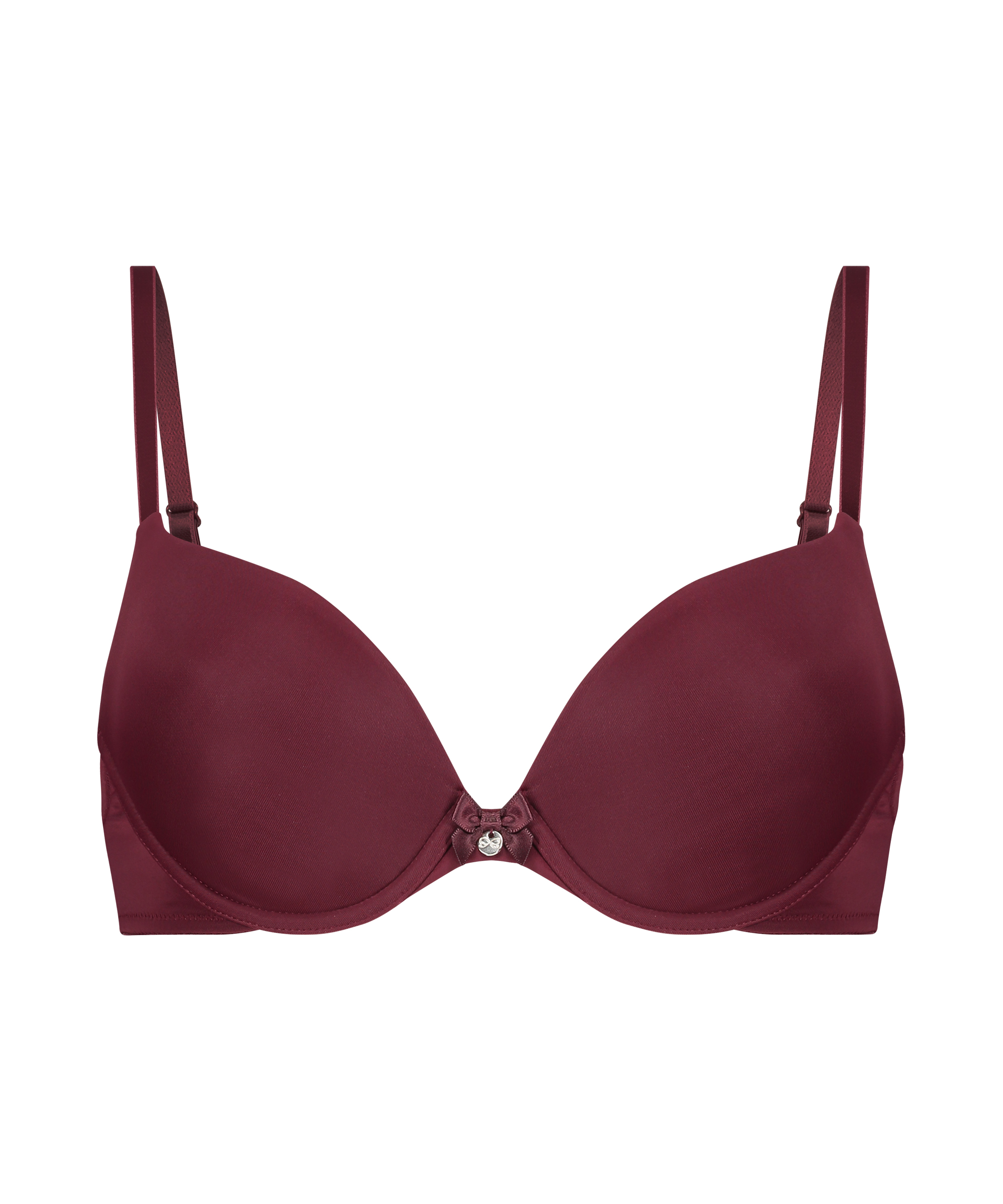 Vorgeformter B&uuml;gel-BH Plunge, Rot, main