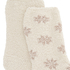 Socken Snowflake im Doppelpack, Weiß
