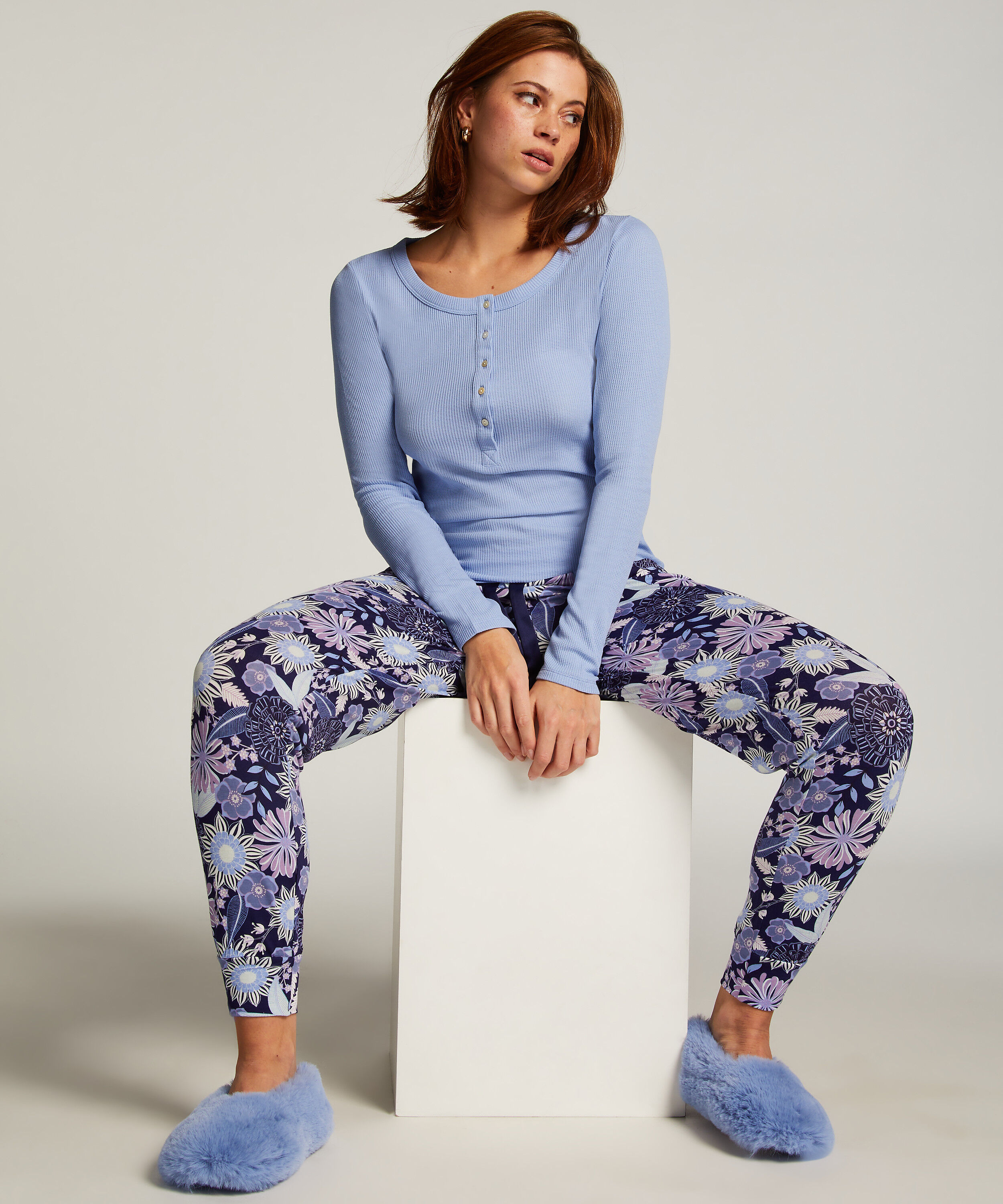 Tall Pyjamahose, Blau Tall Pyjamahose, Blau