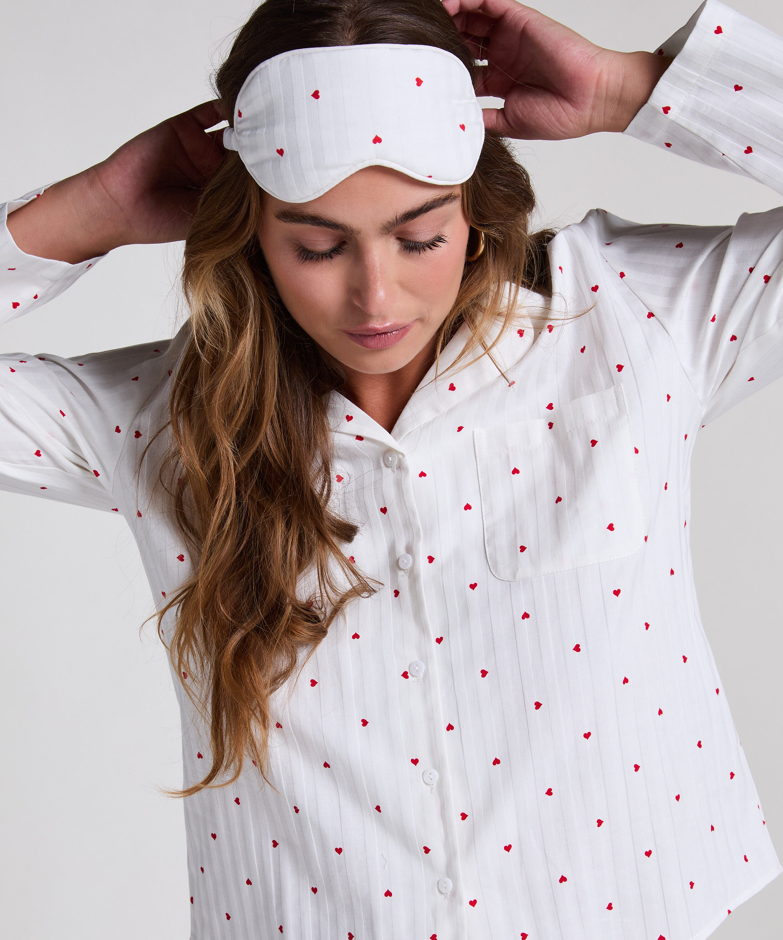 Schlafmaske, Weiß Schlafmaske, Weiß