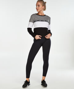 HKMX High-Waist Sportleggings, Schwarz