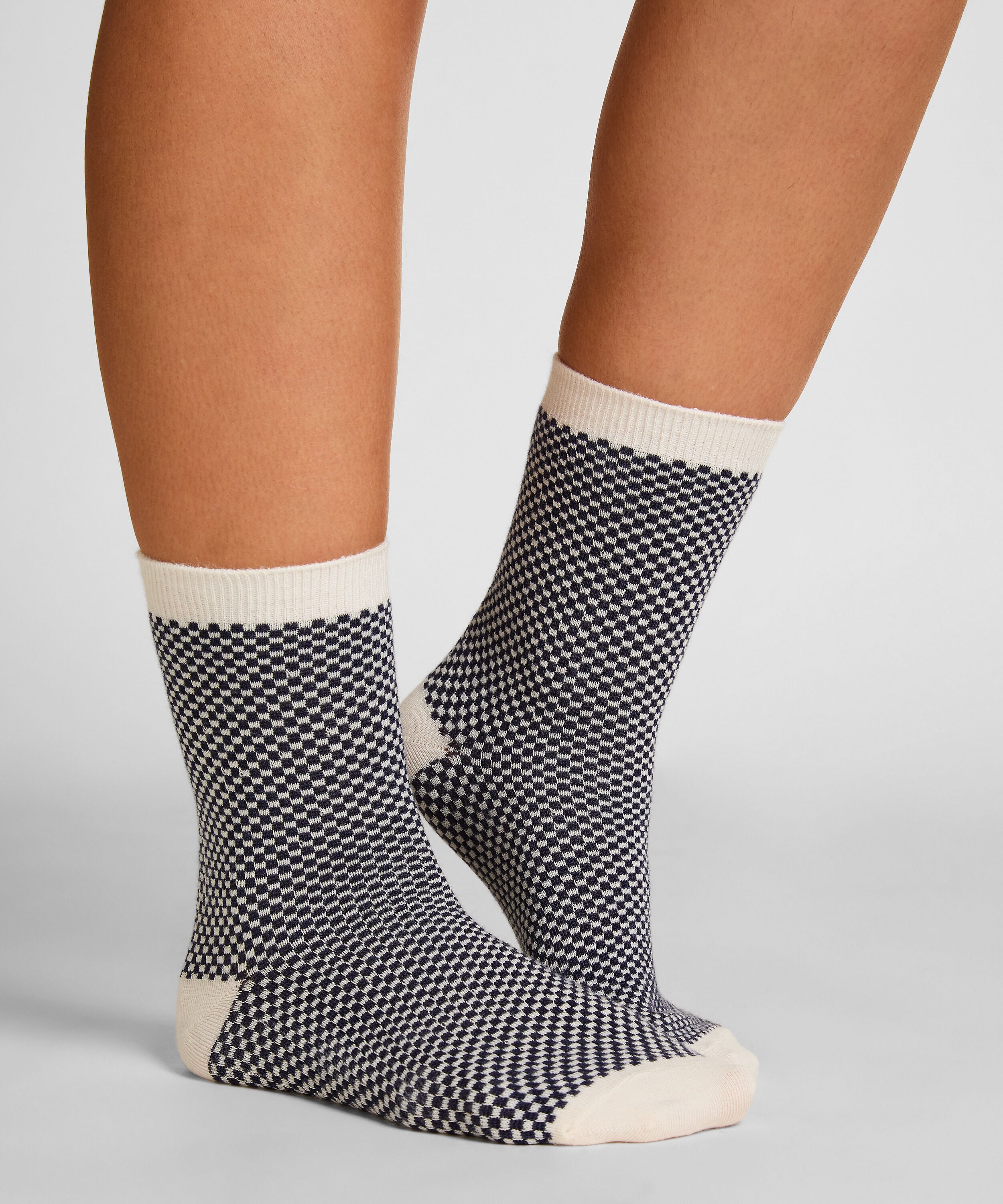 Crew-Socken aus Modal, Blau Crew-Socken aus Modal, Blau