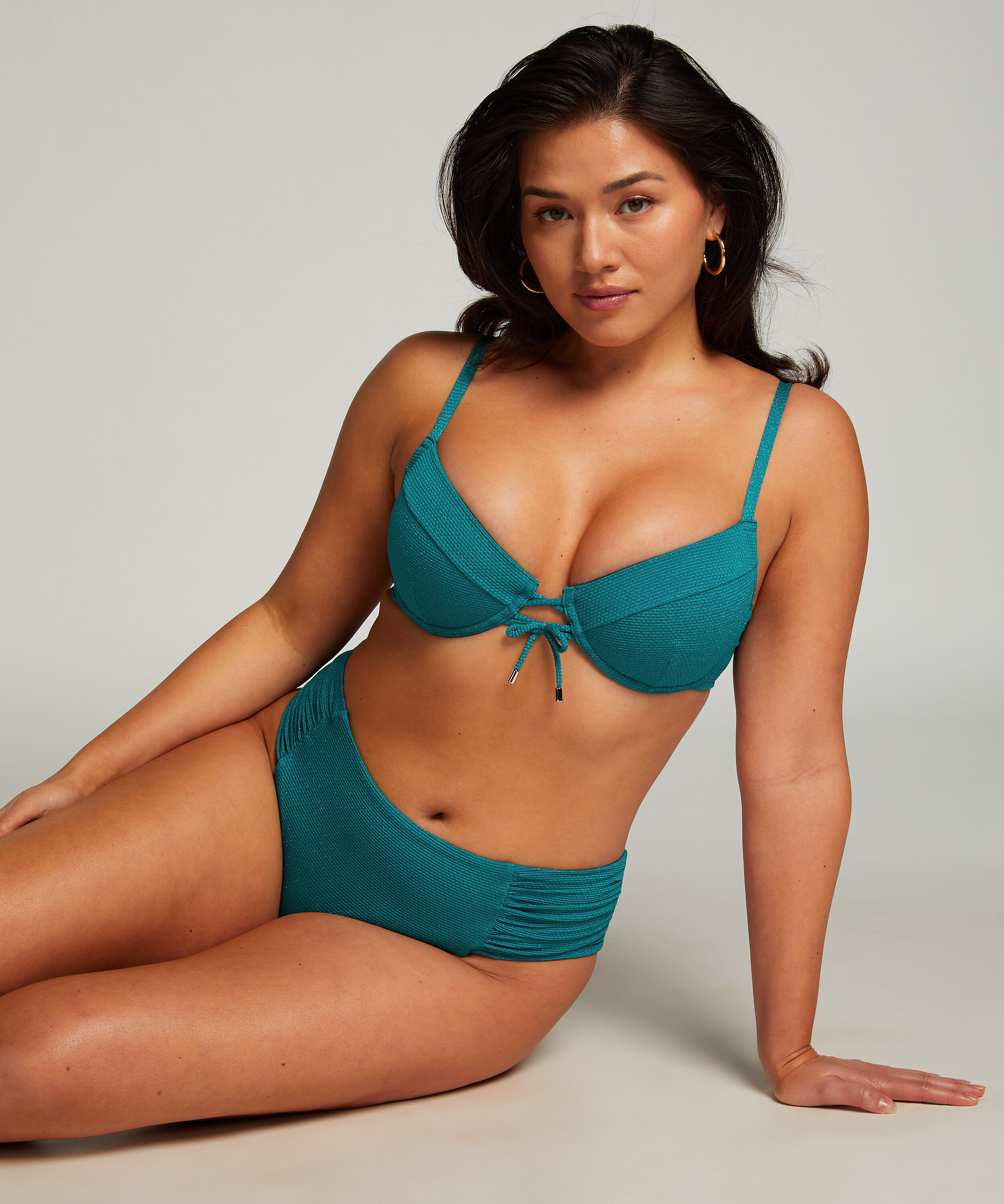 Bikini Slip Rio Relief, Grün Bikini Slip Rio Relief, Grün