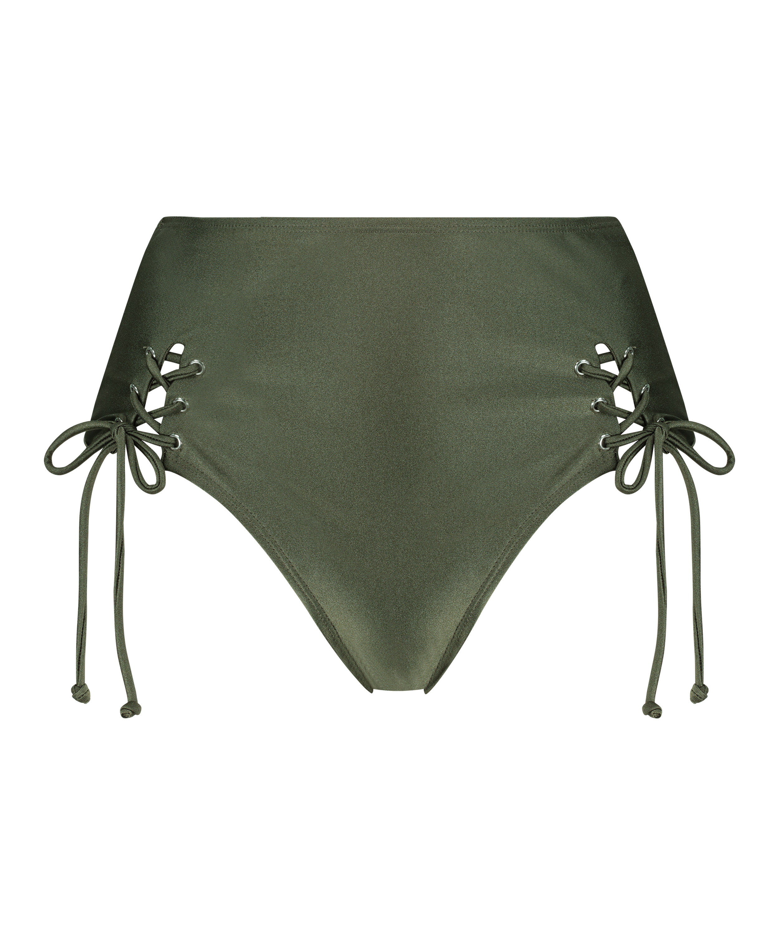 Knapper Bikini-Slip mit hohem Beinausschnitt Lucia, grün, main