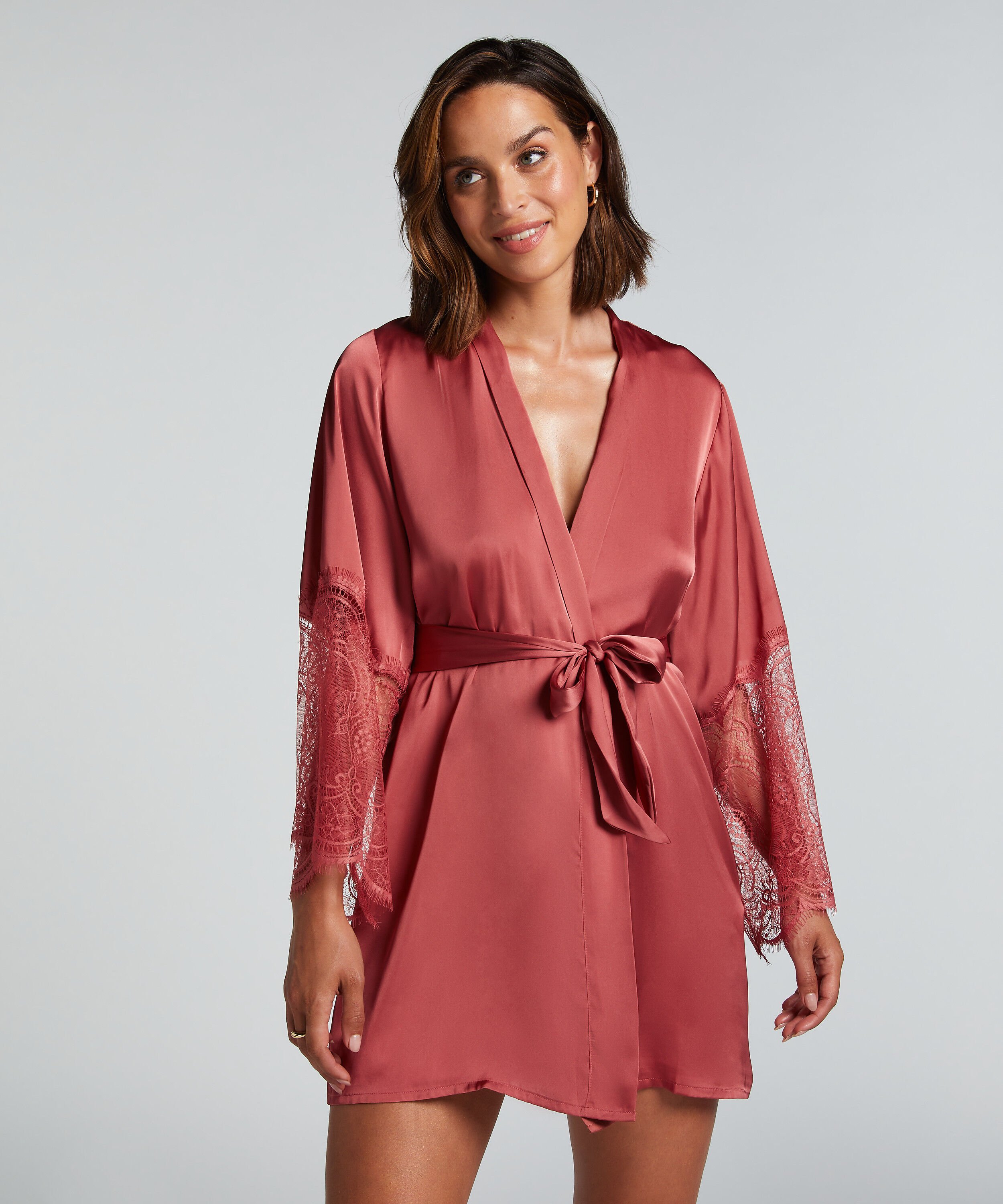 Kimono Satin, Rose