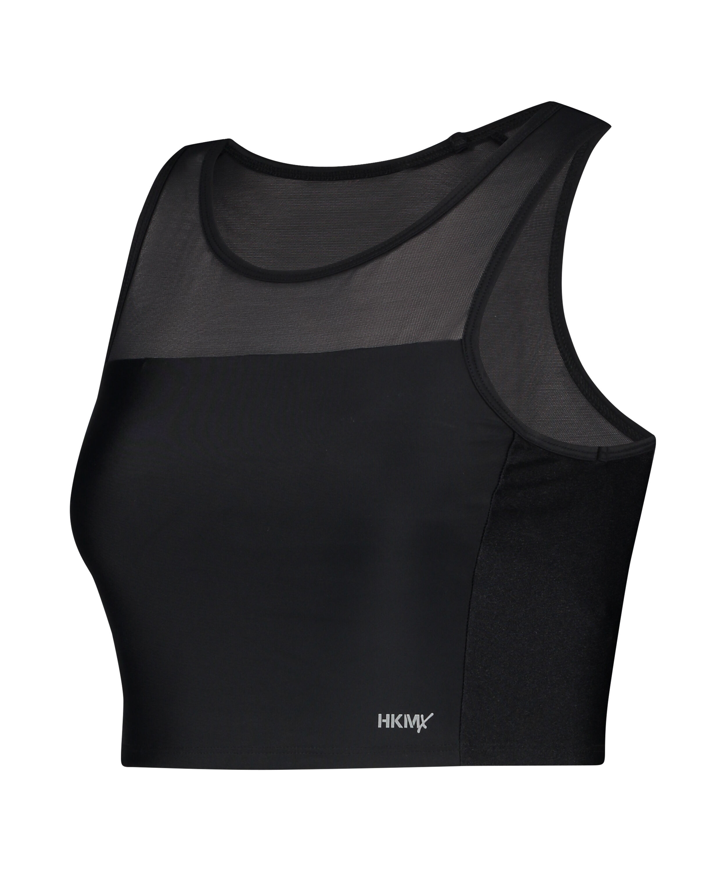 HKMX Sport Kurz-Tanktop  Shine on, Schwarz