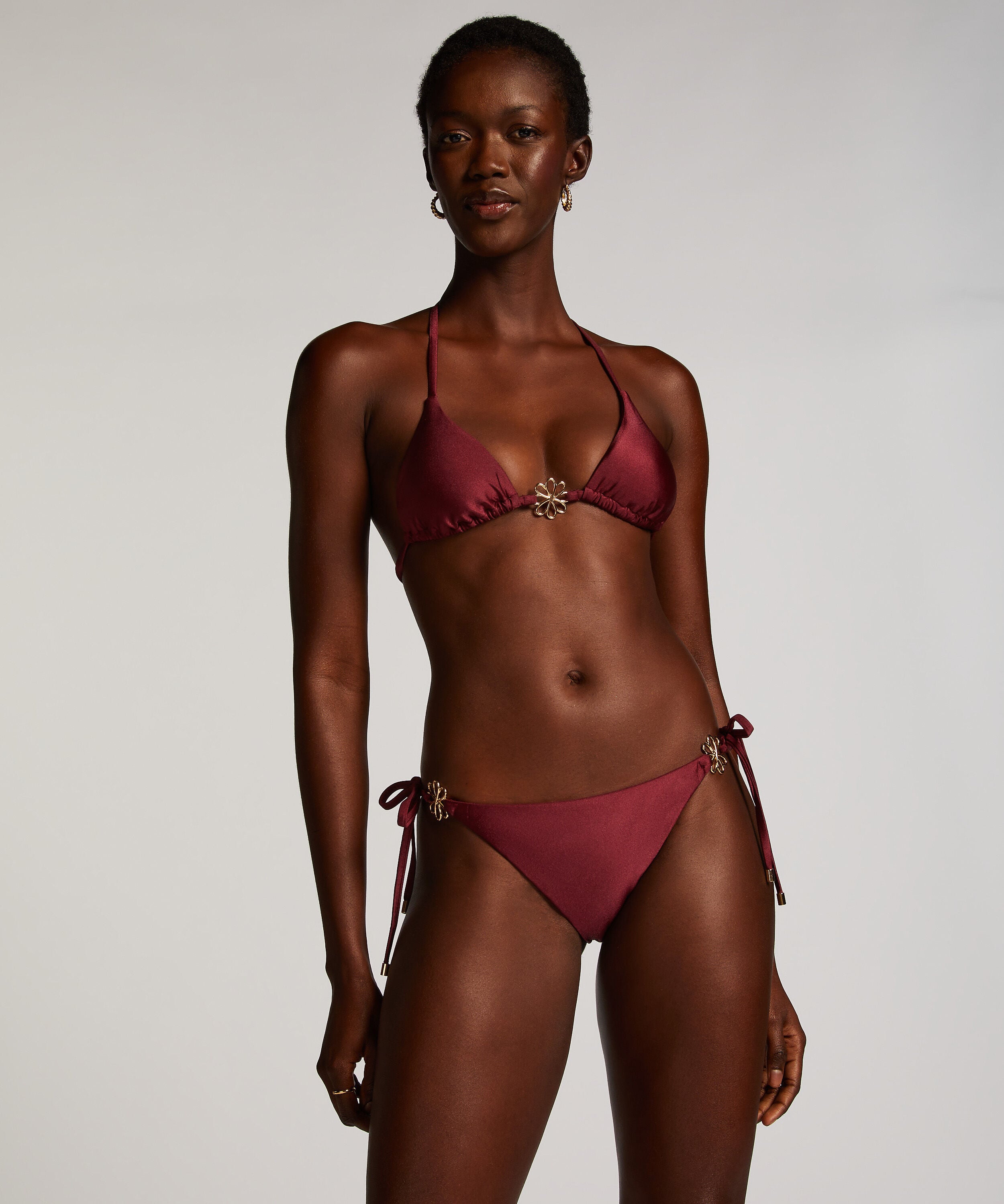 Bikini Slip mit hohem Beinausschnitt Yucatan, Rot