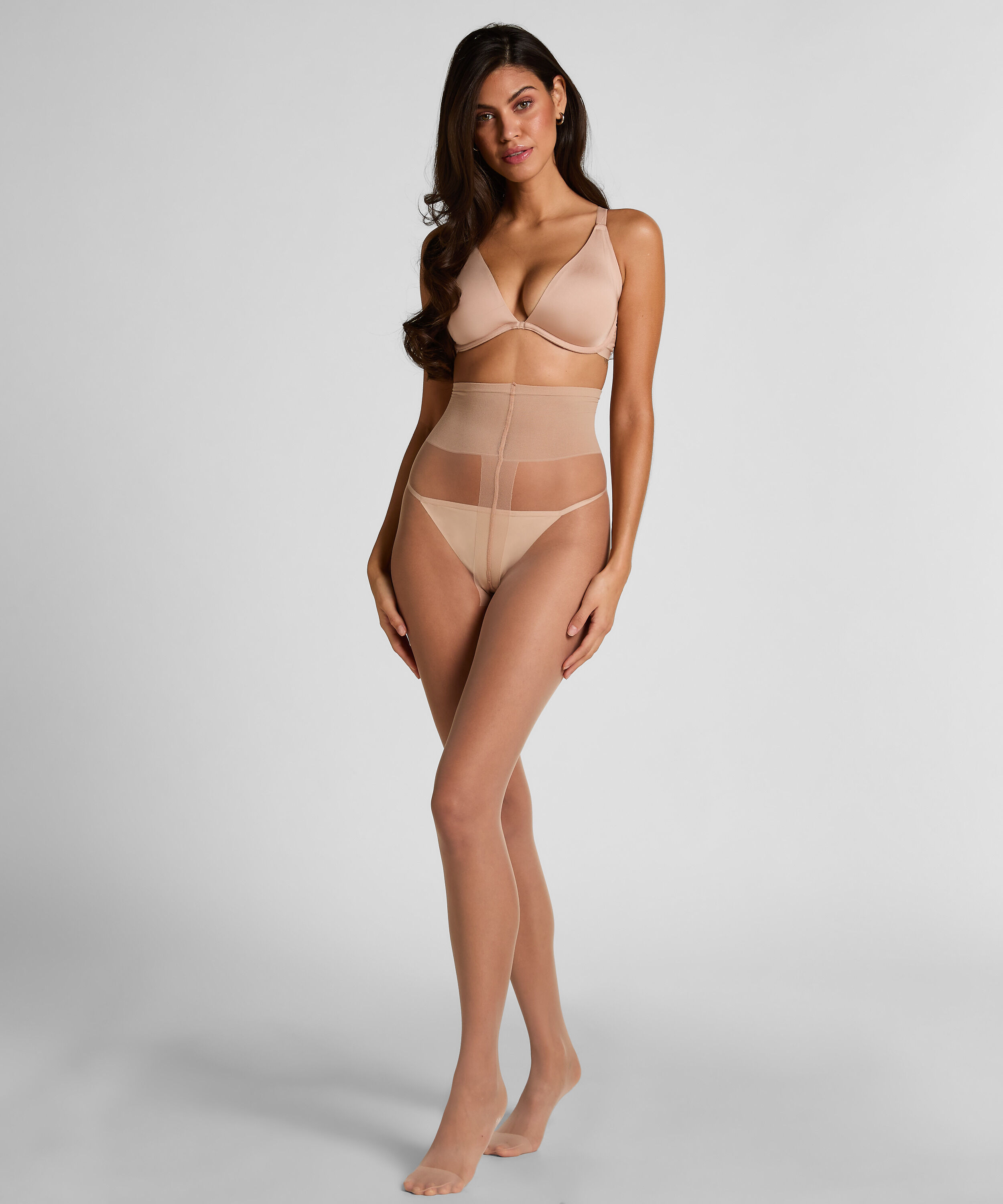 Strumpfhose 15 Denier Second Skin, Braun