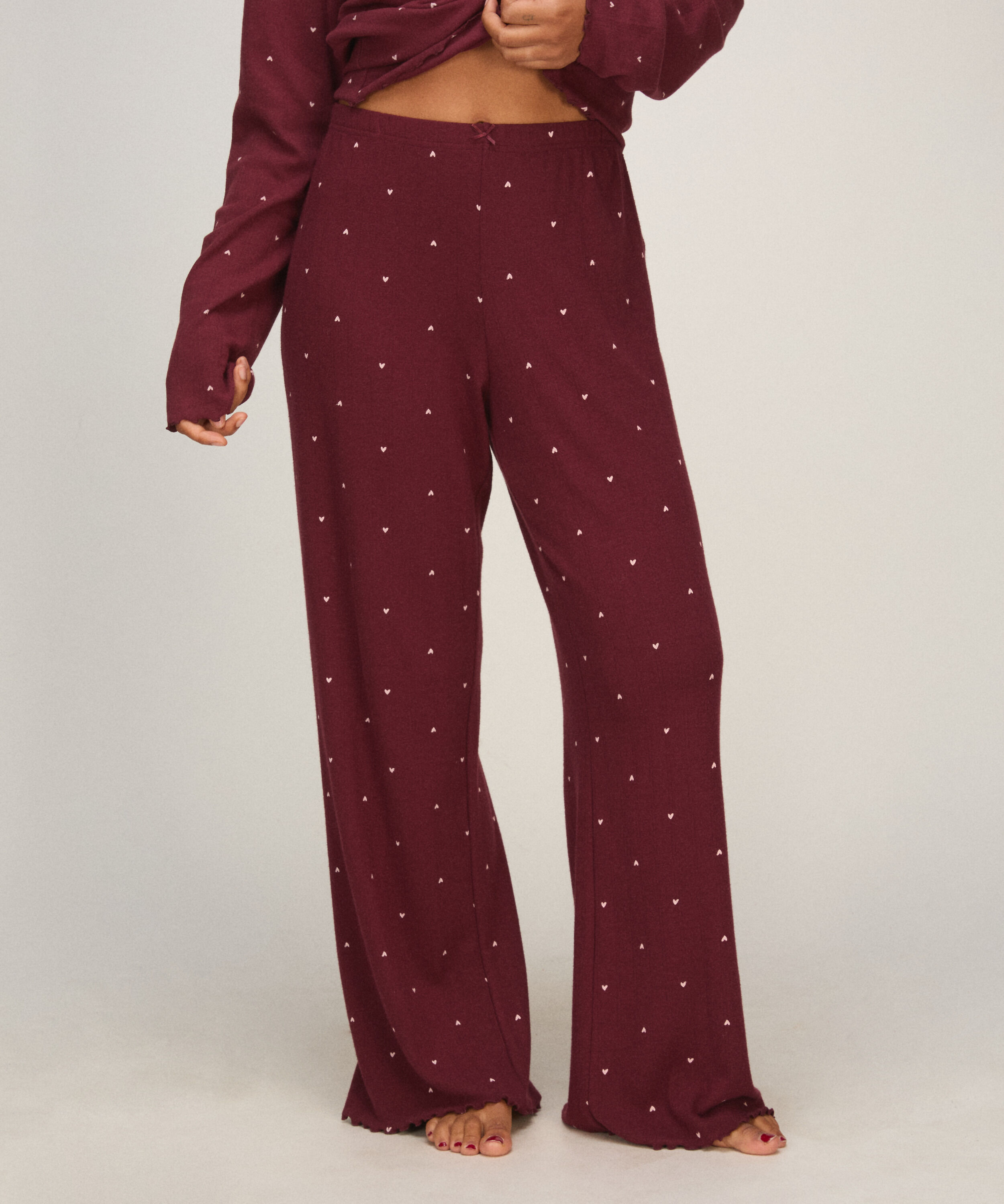 Pyjama-Hose Loose Pointelle