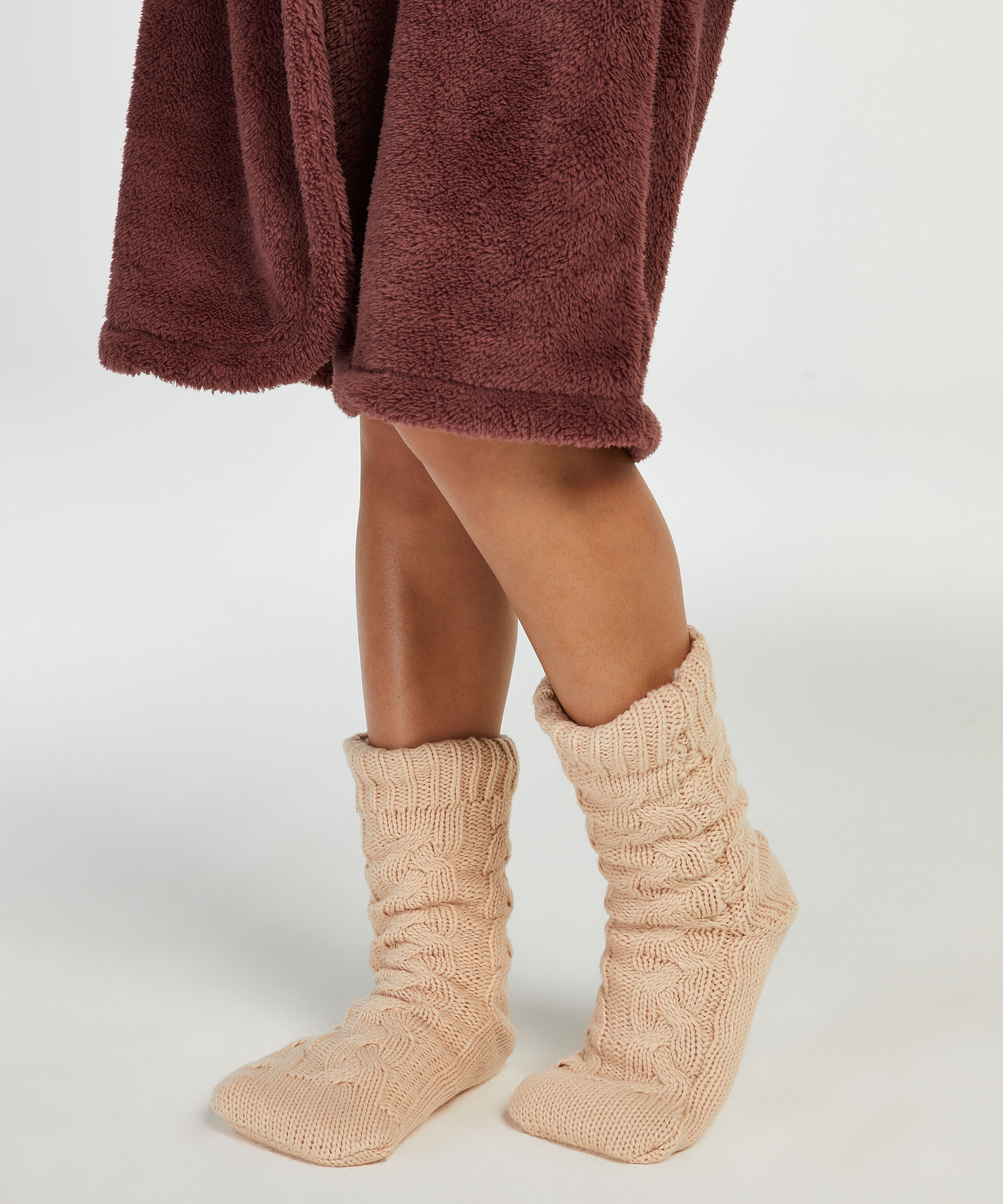 Stricksocken, Wei&szlig;