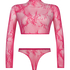 Private Lace Set, Rose