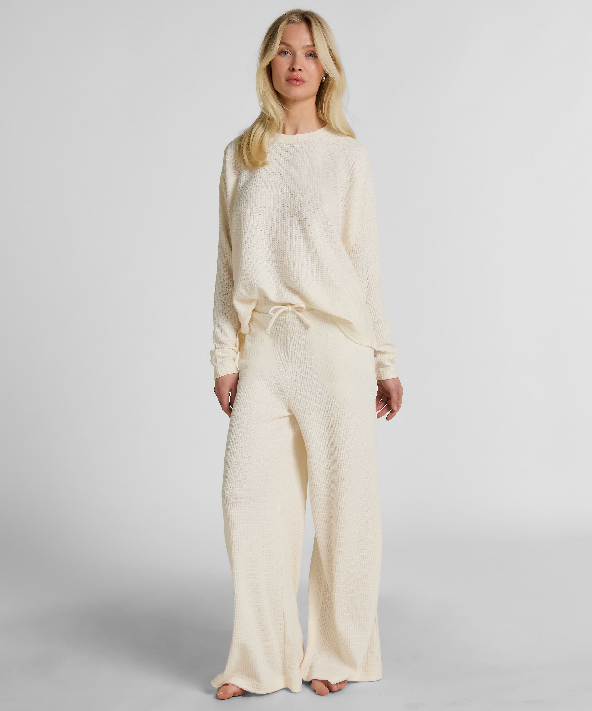 Hose Waffle Tracey, Weiß Hose Waffle Tracey, Weiß