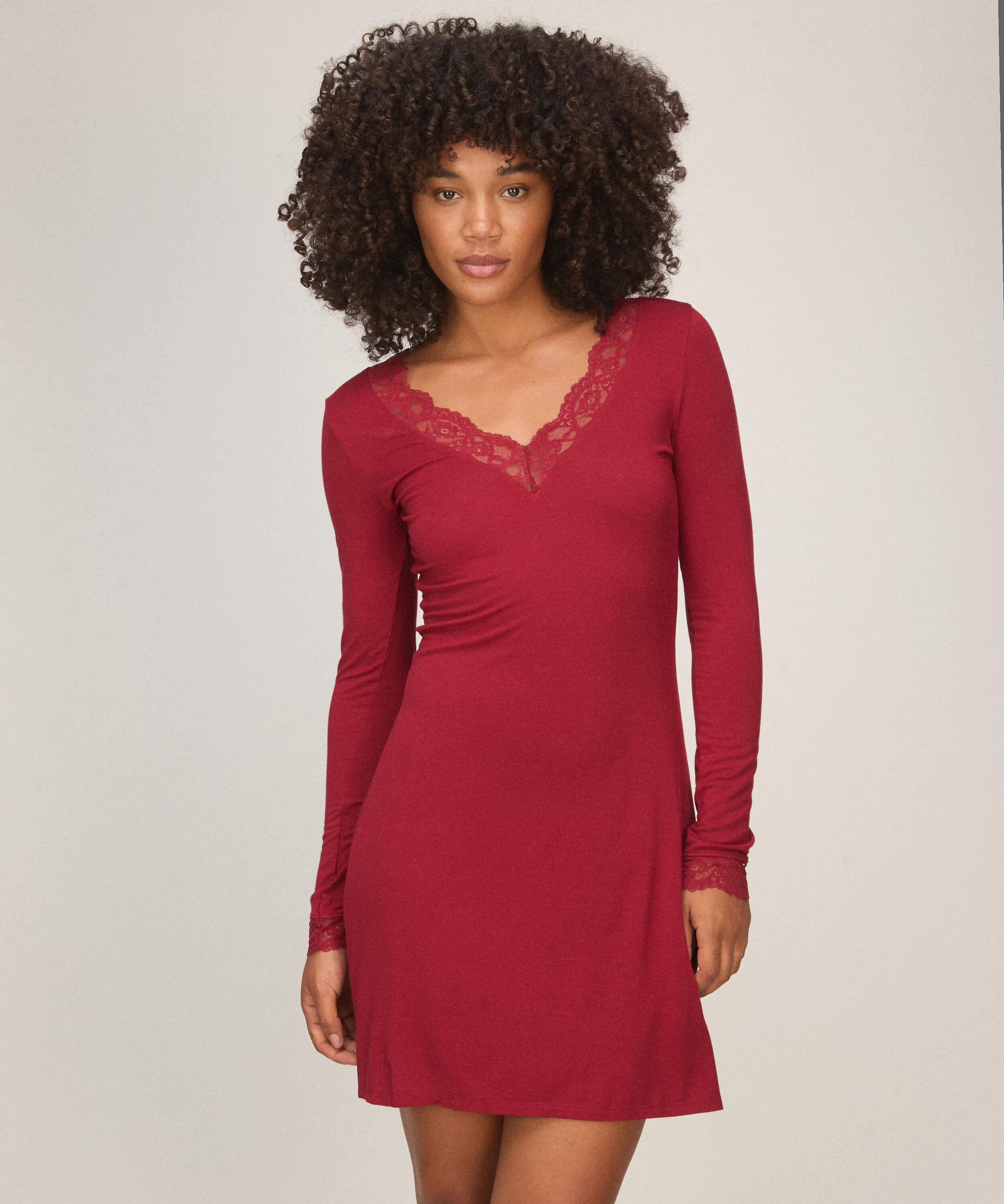 Nachthemd Lace Nana, Rot