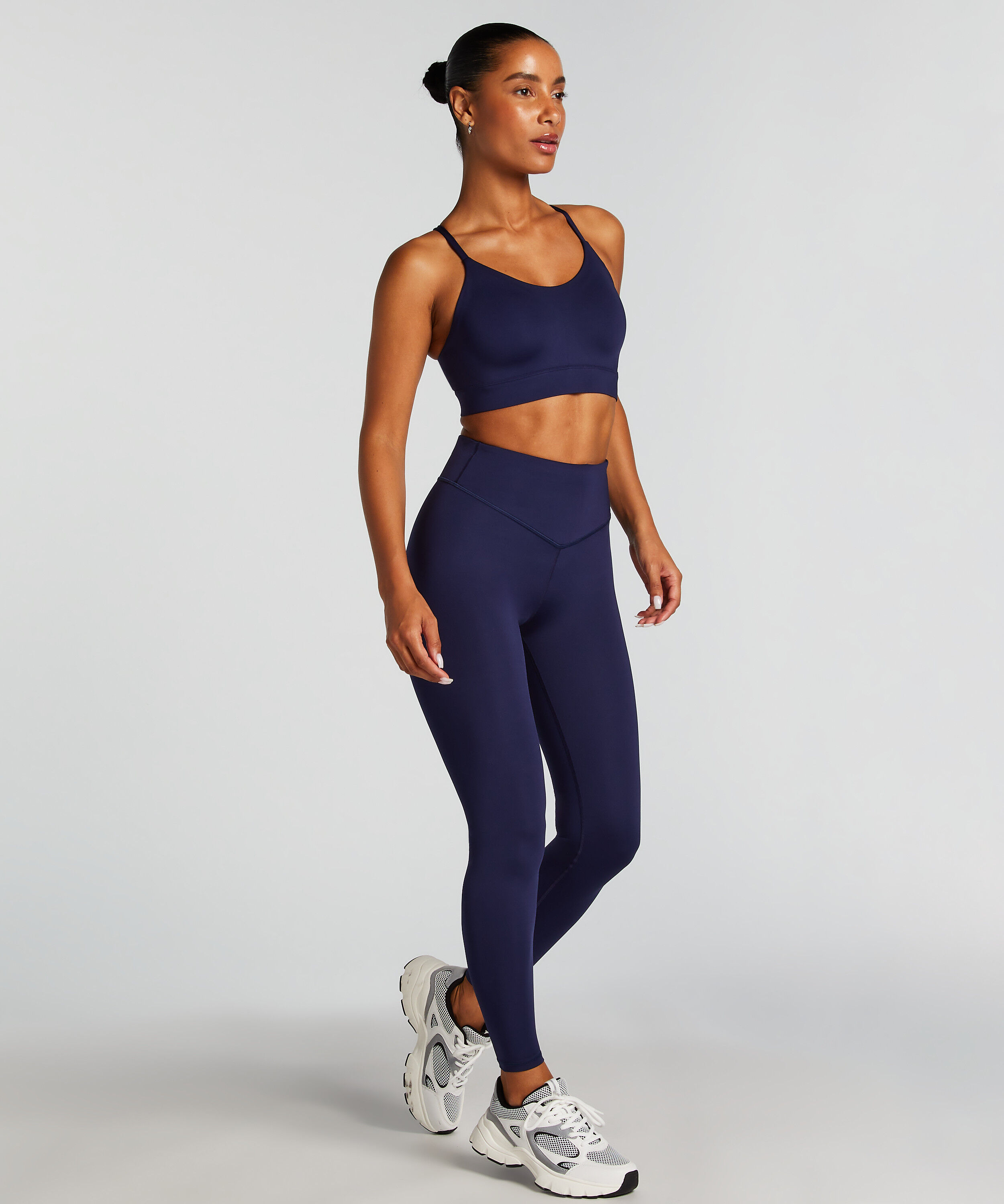 HKMX Leggings mit hoher Taille, Blau HKMX Leggings mit hoher Taille, Blau