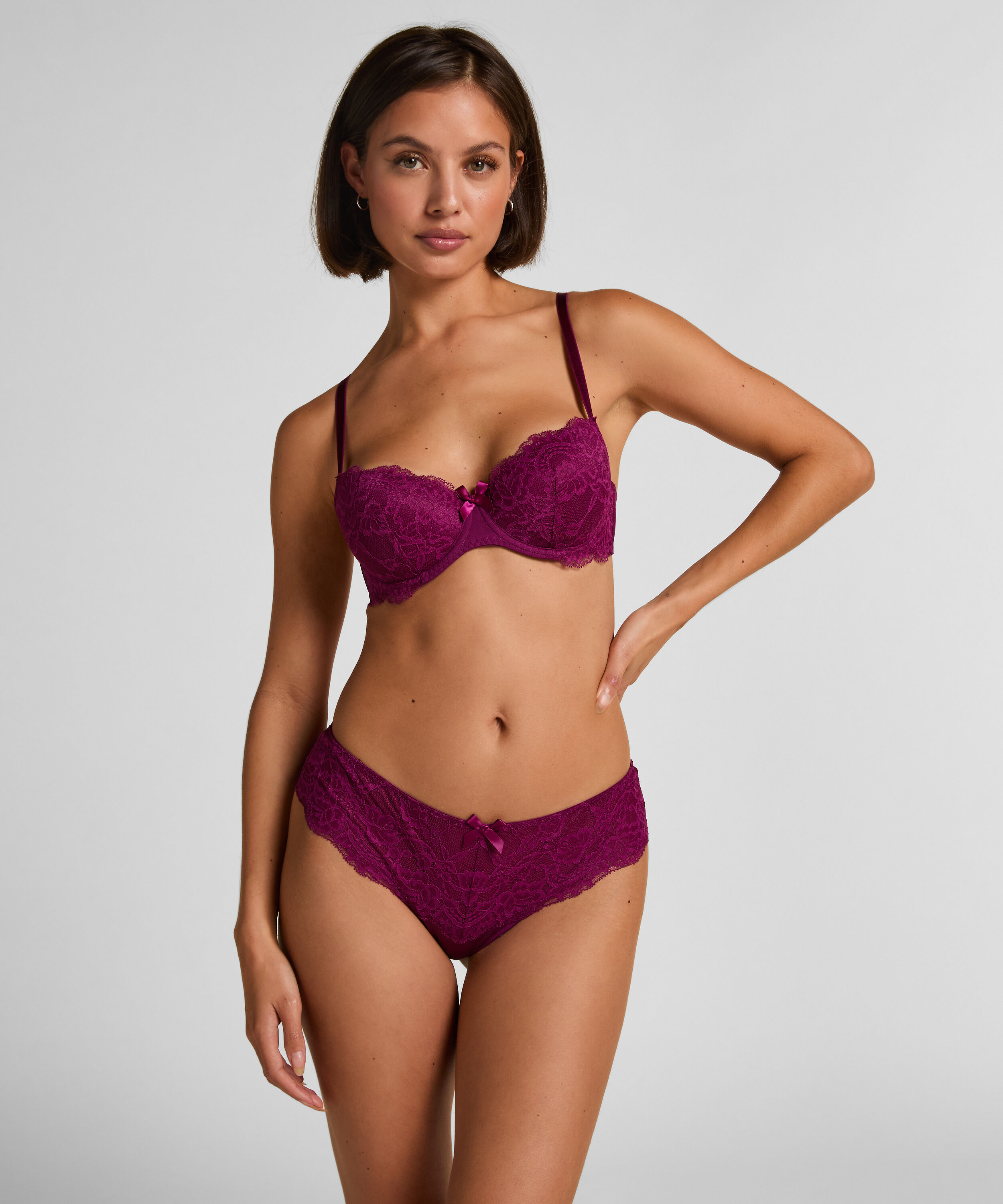 Brazilian-Short Teddy, Lila