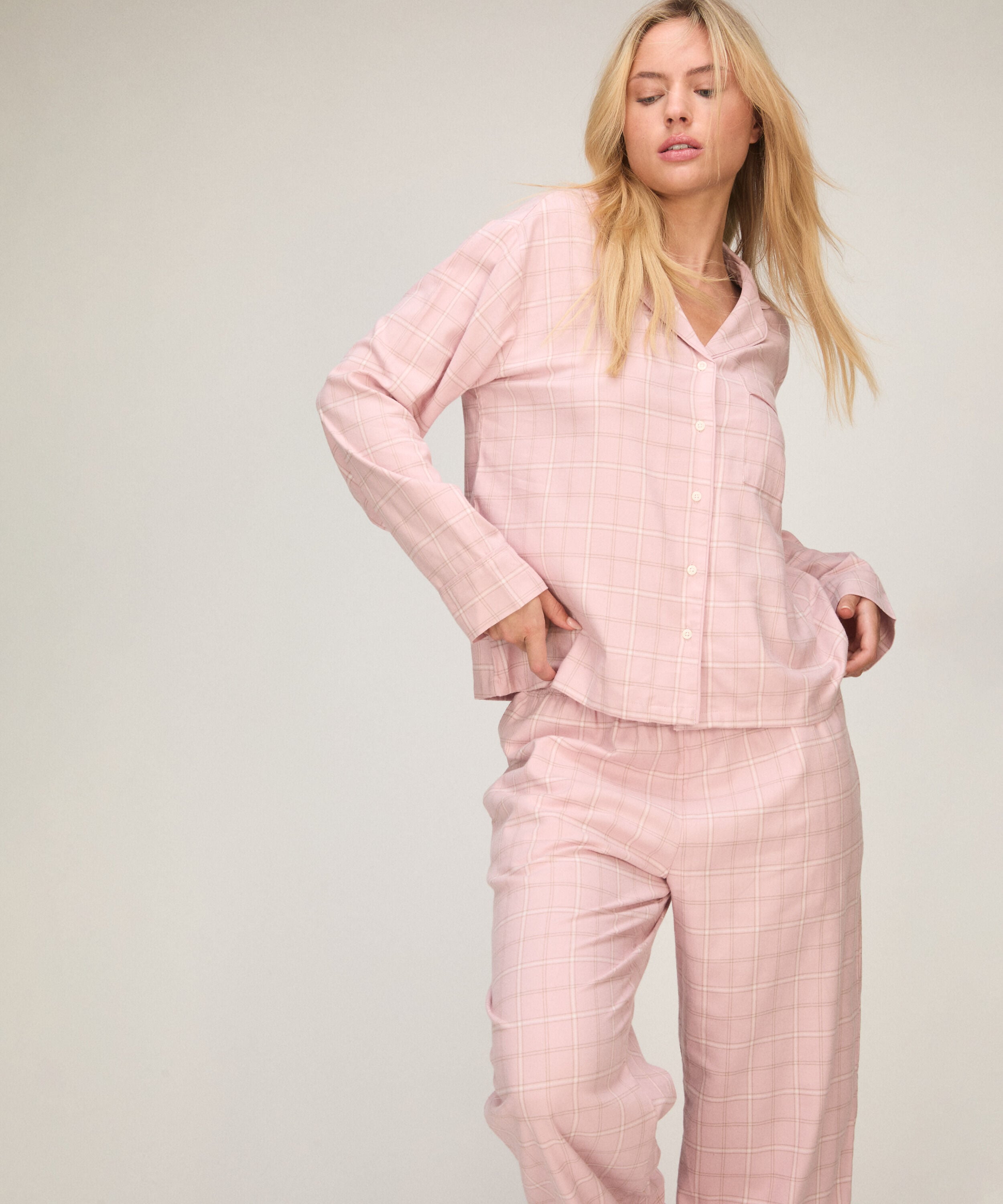 Pyjama-Hose Woven, Rose Pyjama-Hose Woven, Rose