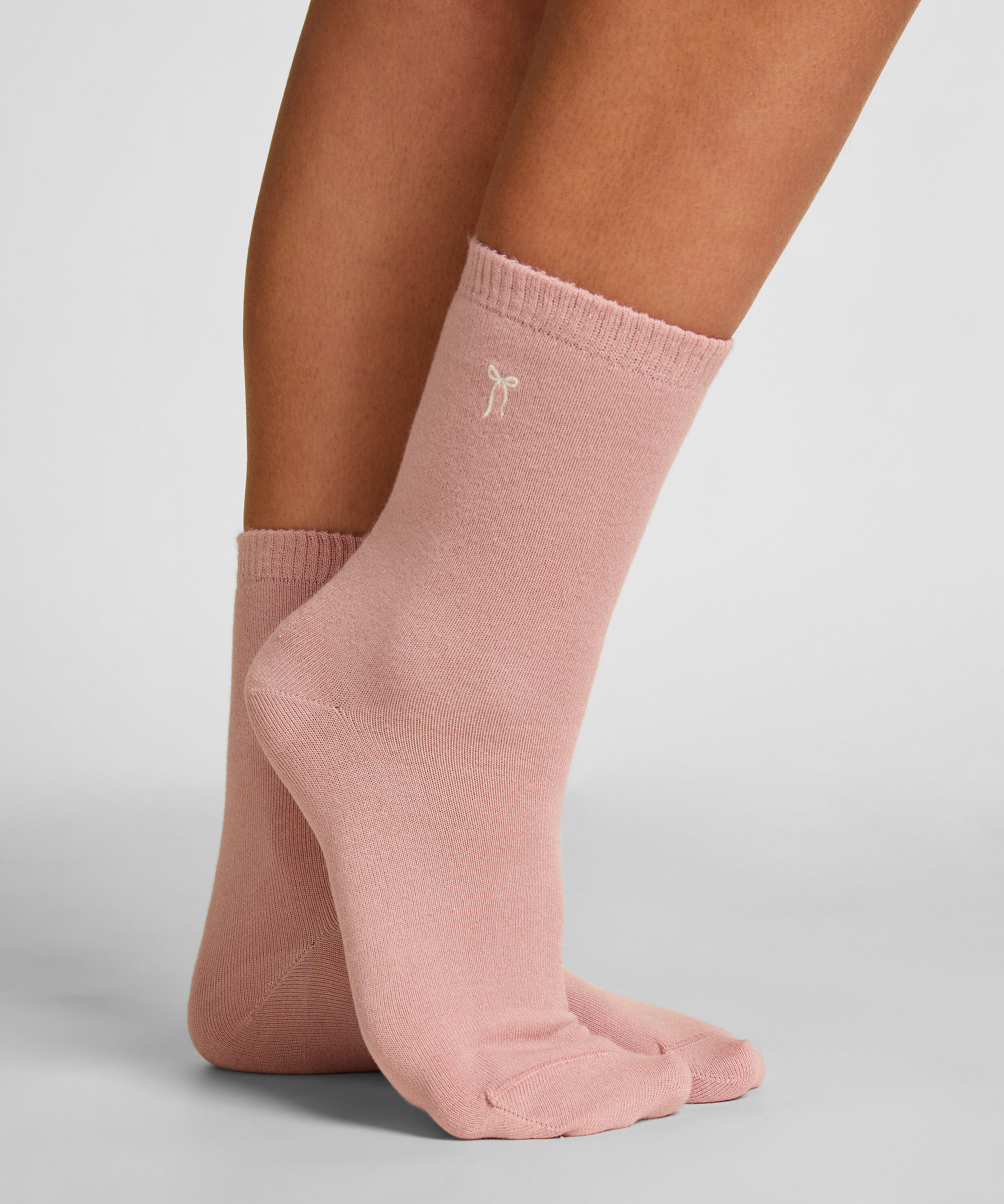 Crew-Socken aus Modal, Rose