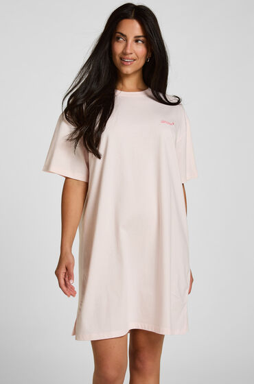 Hunkemöller Nachthemd mit Rundhalsausschnitt Rose
