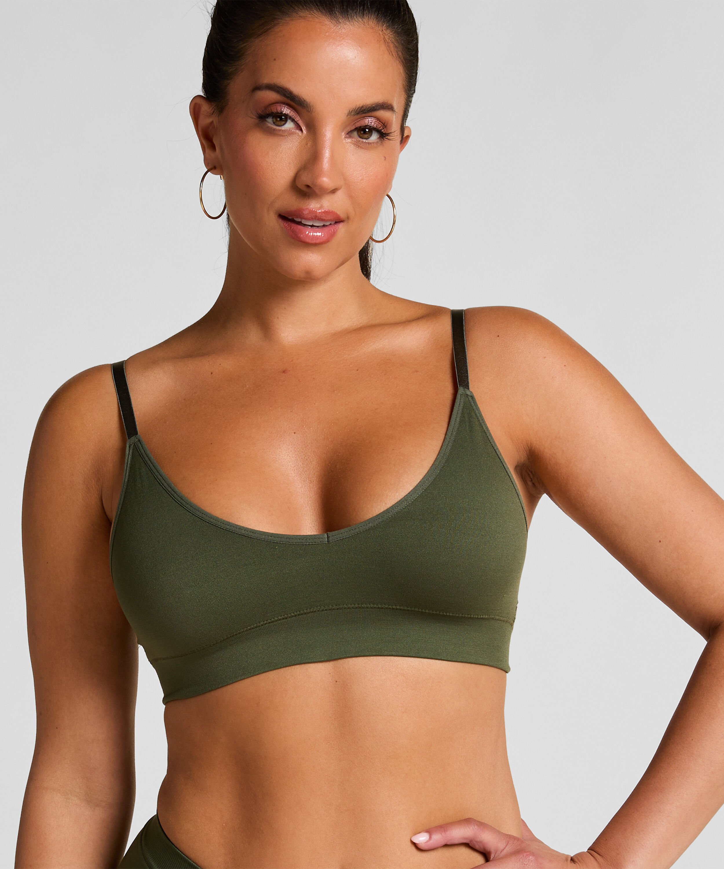 Triangel-Bralette Dide, Grün Triangel-Bralette Dide, Grün