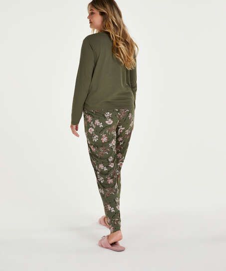 Langarm-Top Jersey Knot, gr&uuml;n