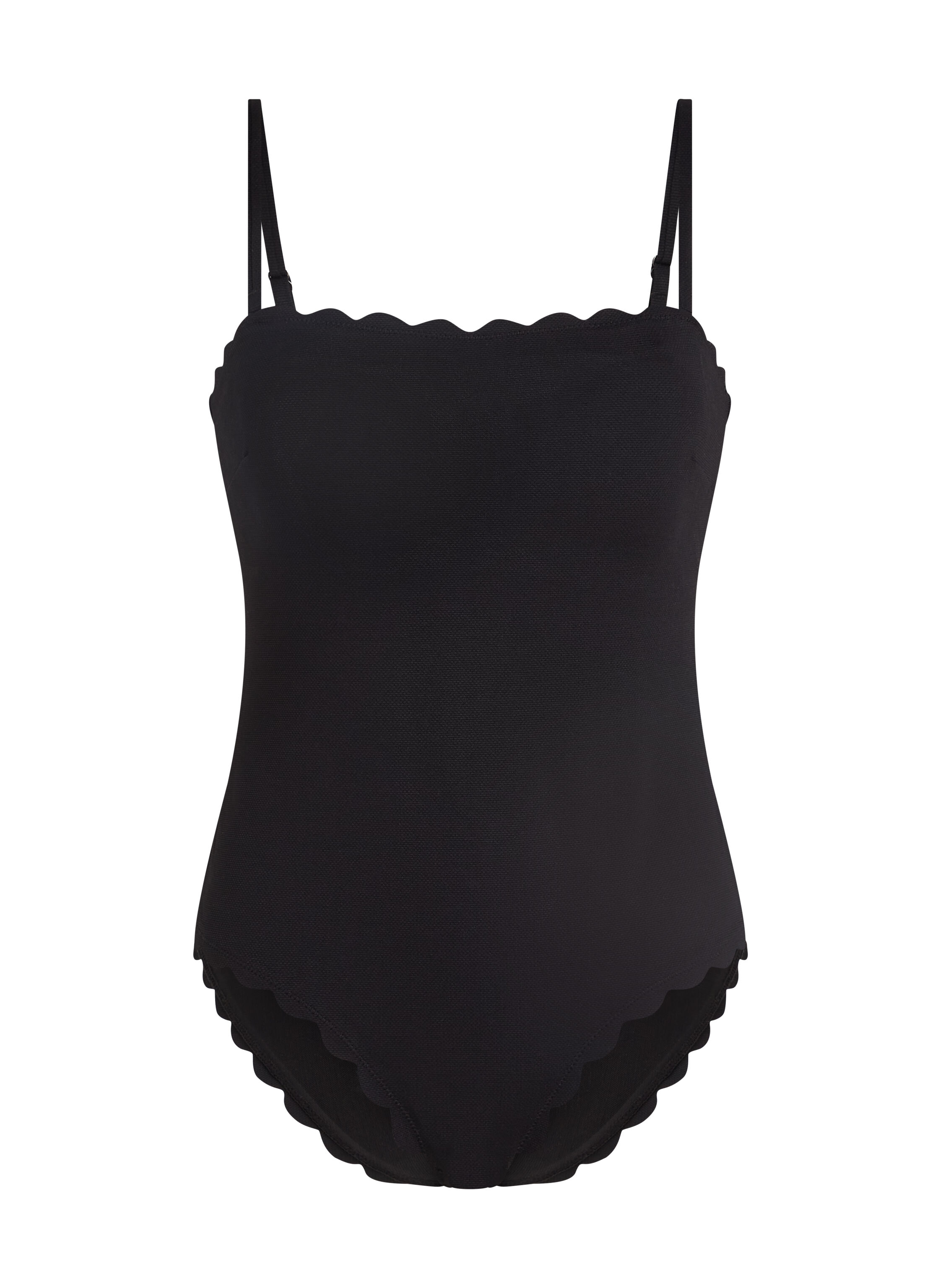 Badeanzug Bandeau Scallop
