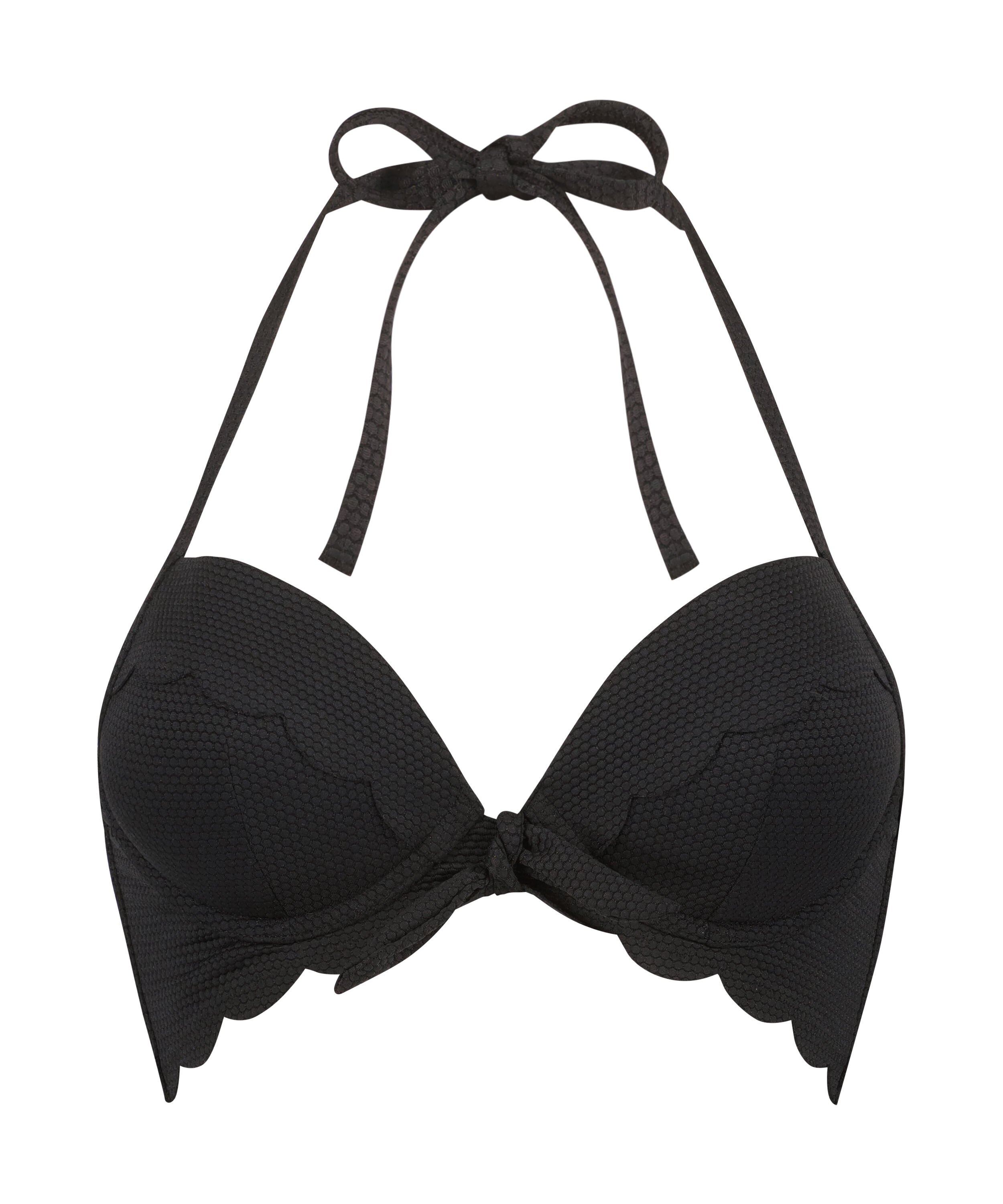 Vorgeformtes Push-up Bügel-Bikinitop Scallop Cup A - E