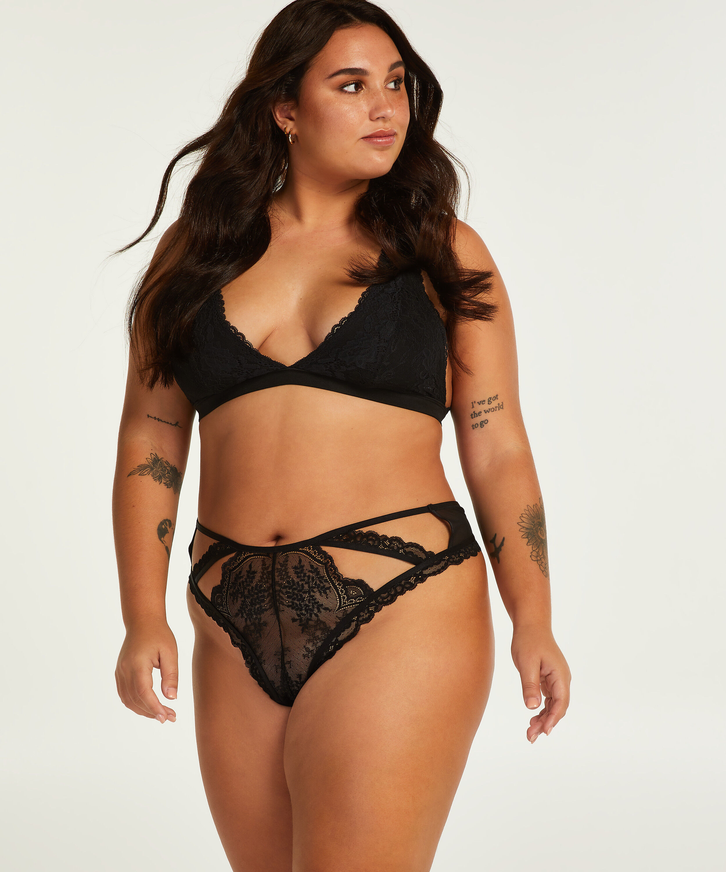 String Cia Curvy, Schwarz String Cia Curvy, Schwarz