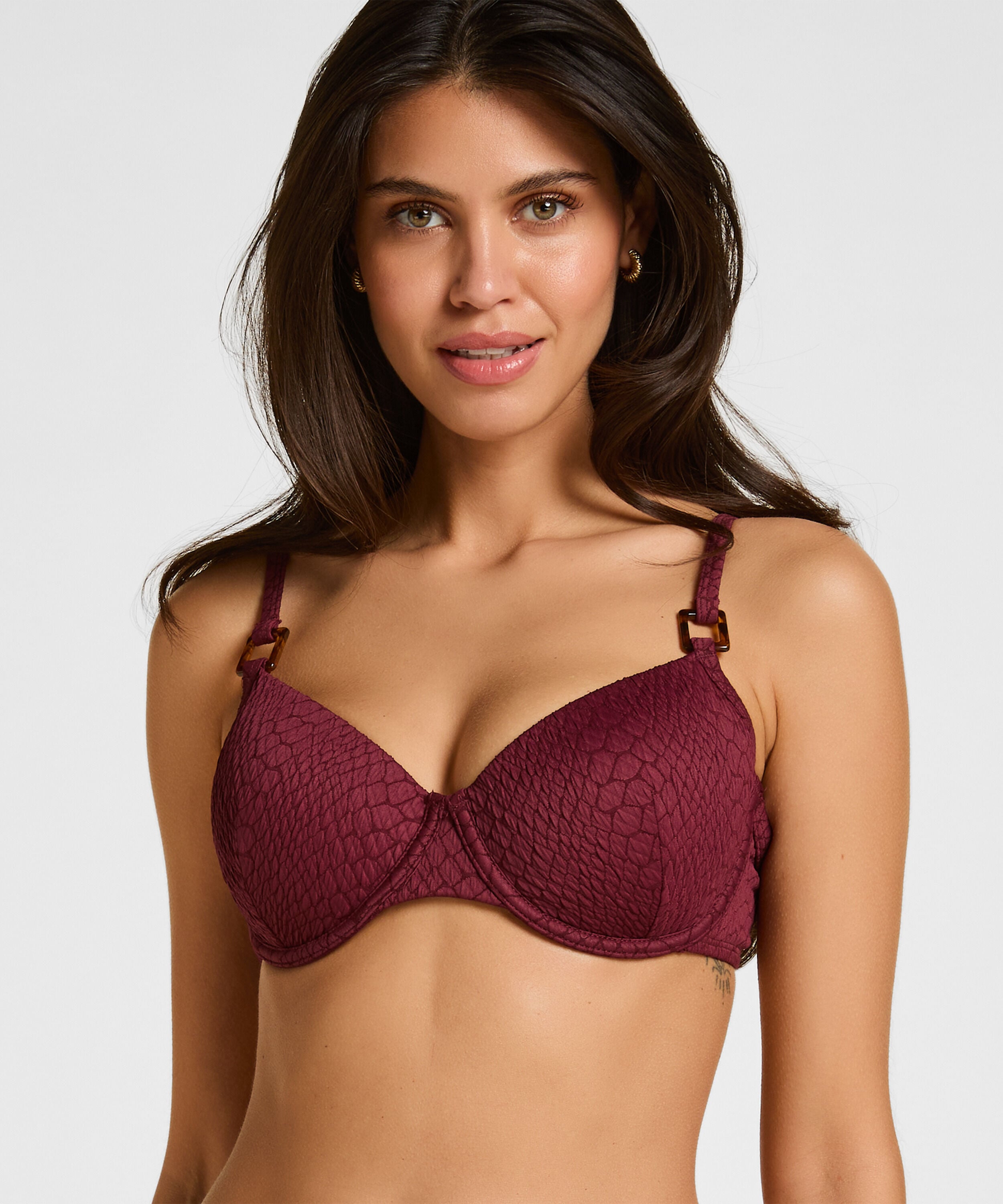 Gepolstertes Bügel-Bikini-Oberteil Aruba, Lila Gepolstertes Bügel-Bikini-Oberteil Aruba, Lila