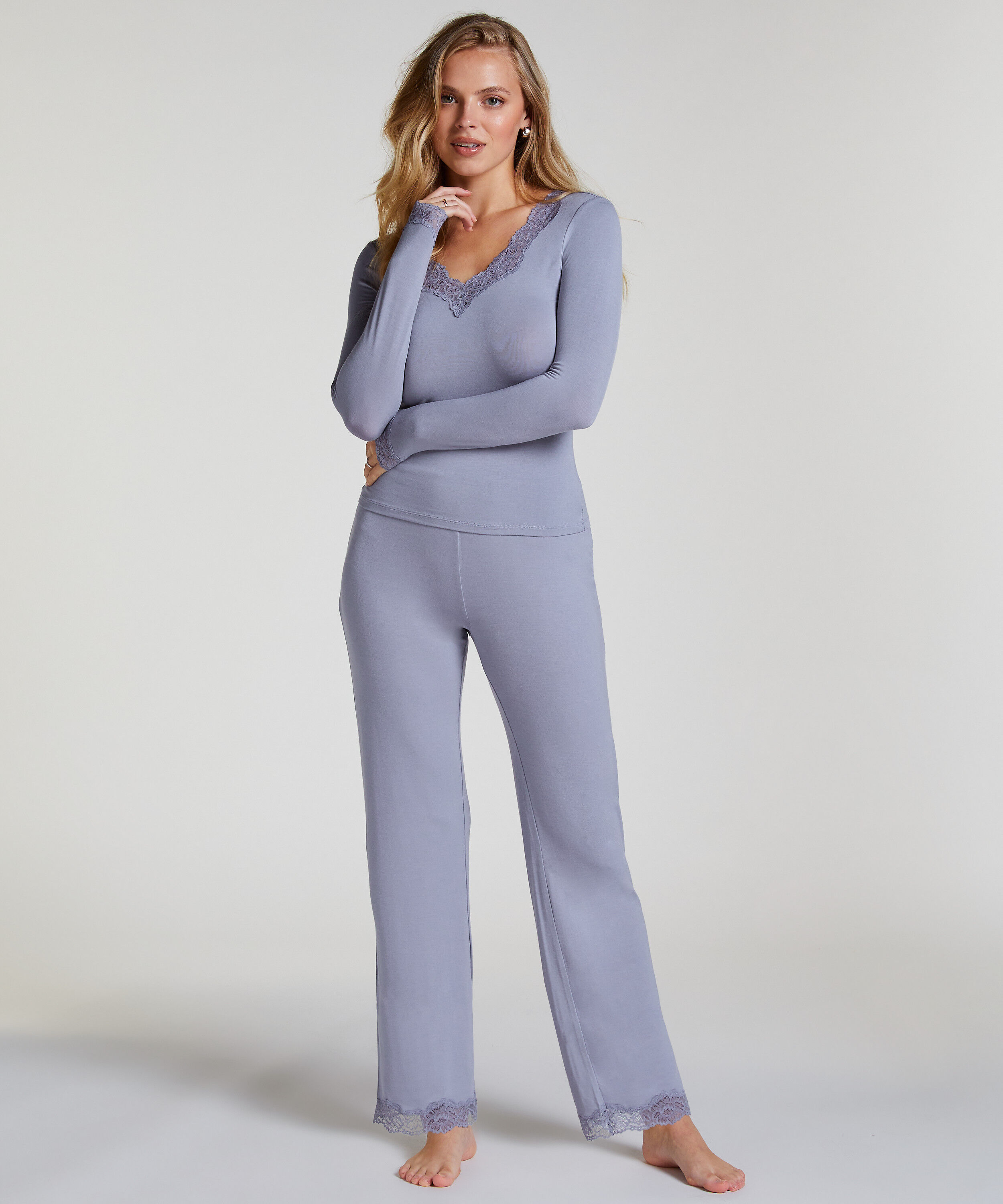 Pyjama-Set, Lila Pyjama-Set, Lila