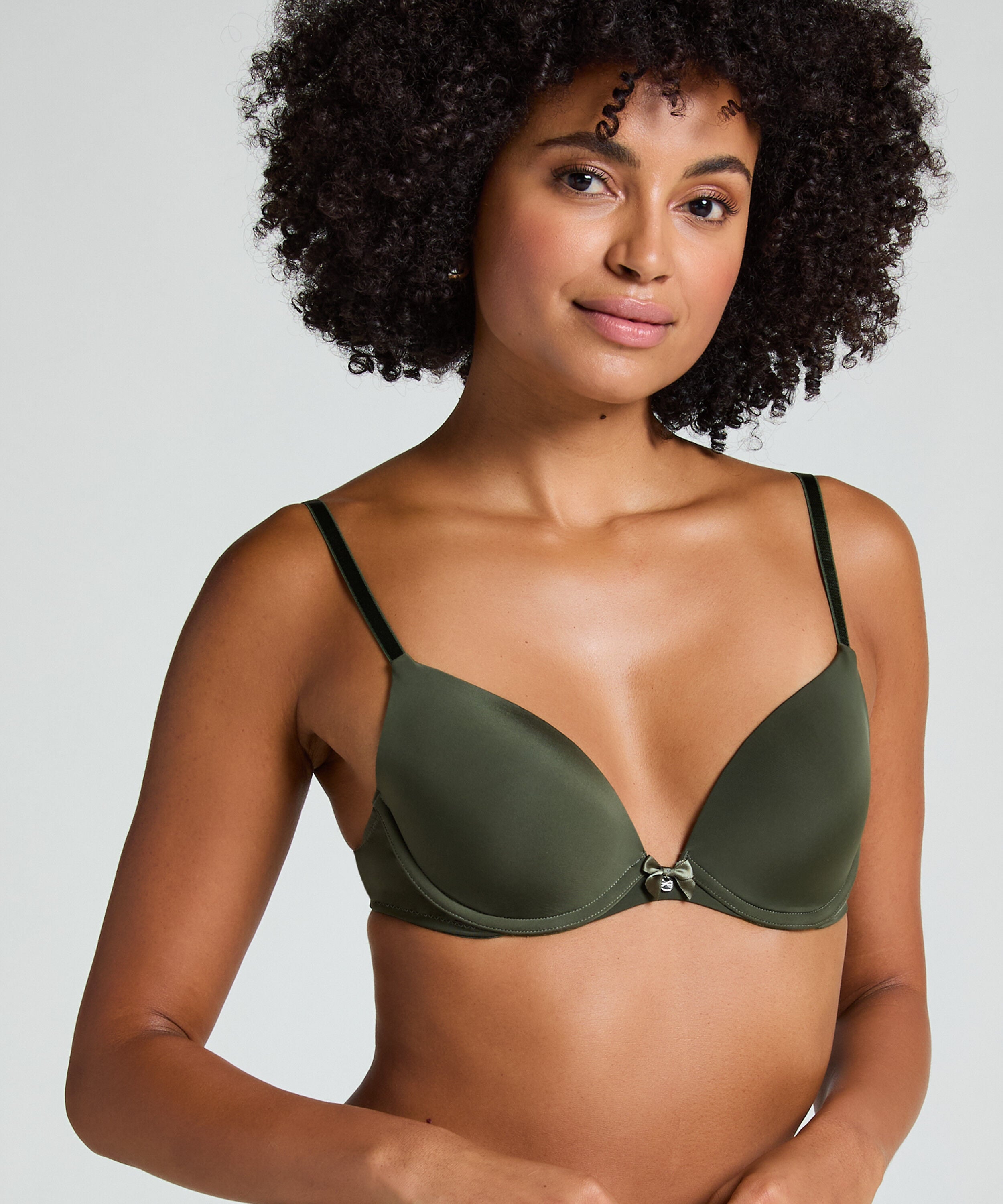 Vorgeformter Bügel-BH Plunge, Grün