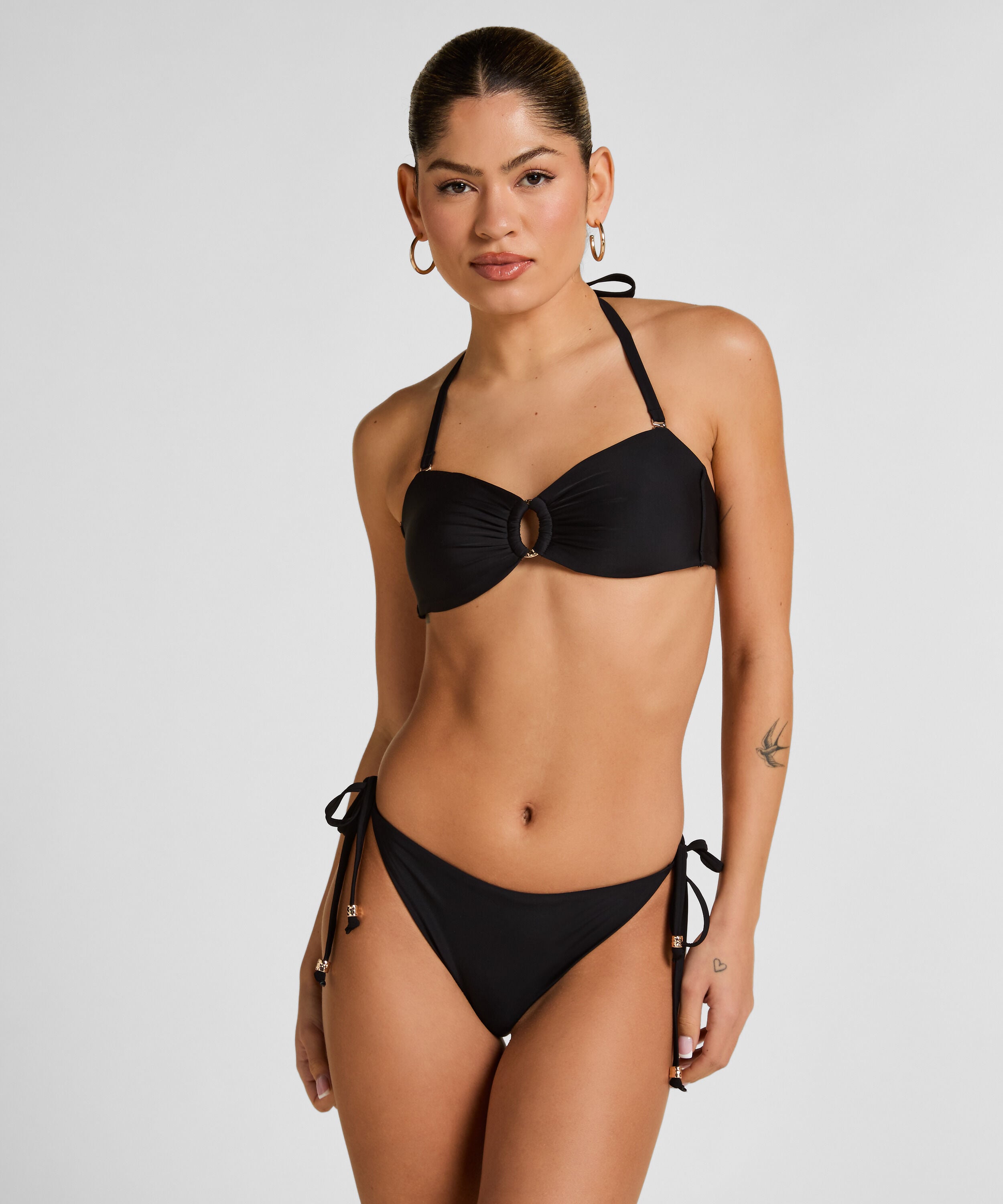 Luxe Bikini-Unterteil, Schwarz Luxe Bikini-Unterteil, Schwarz