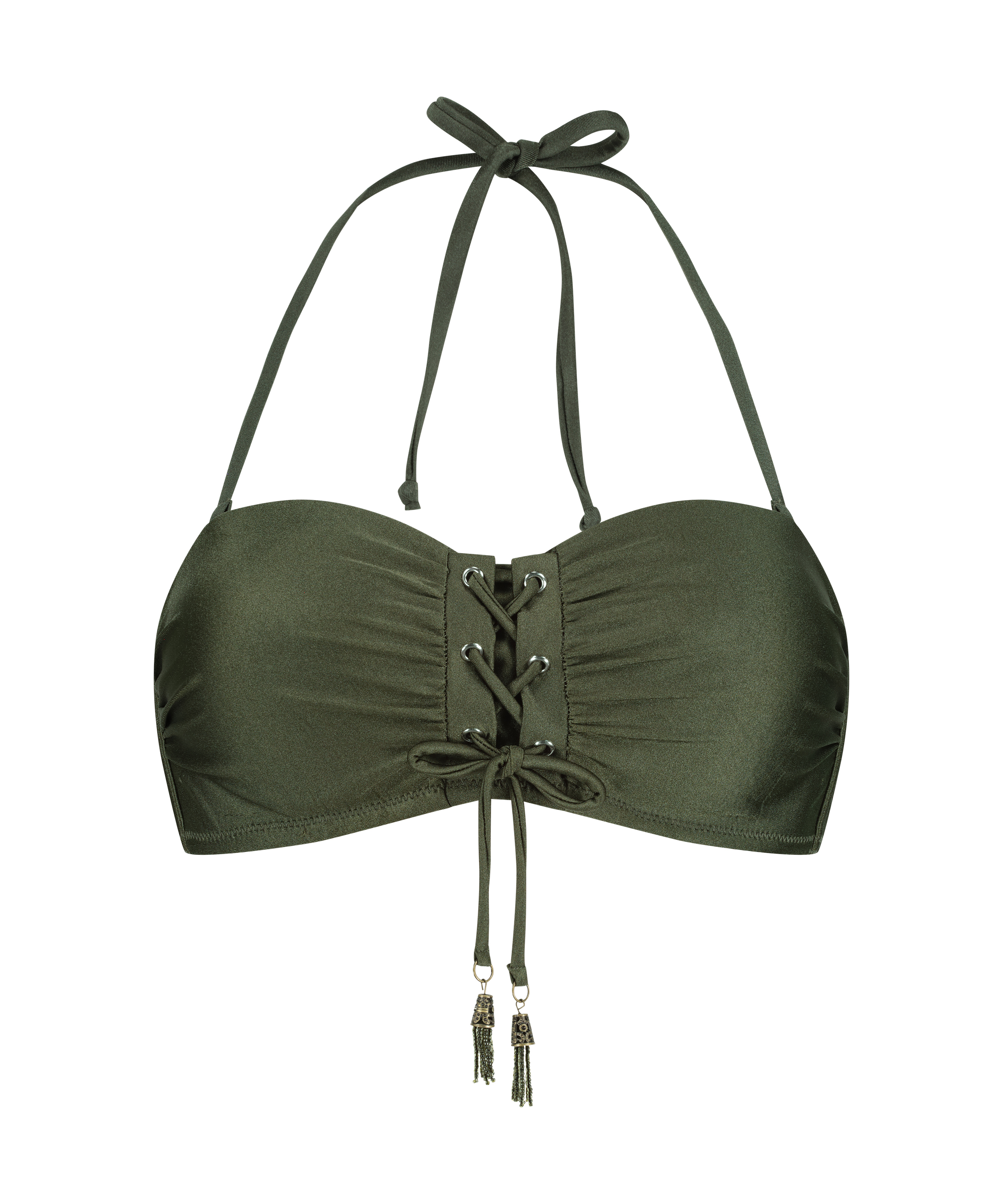 Bandeau-Bikini-Top Lucia, grün, main
