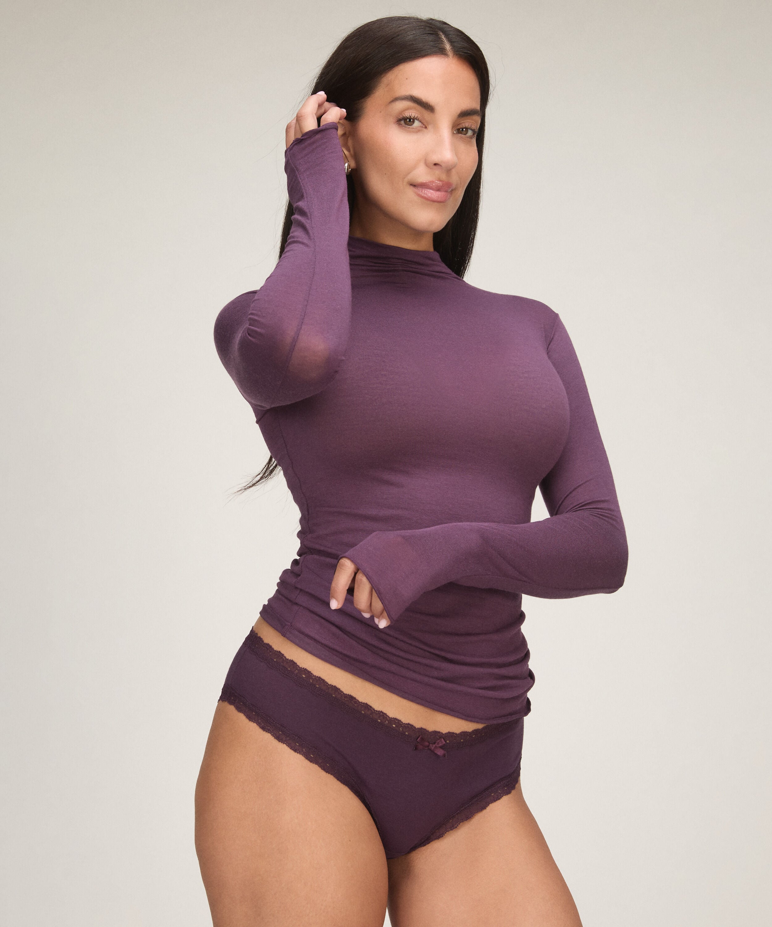 Multipack Baumwoll-Brazilian-Slips, Lila