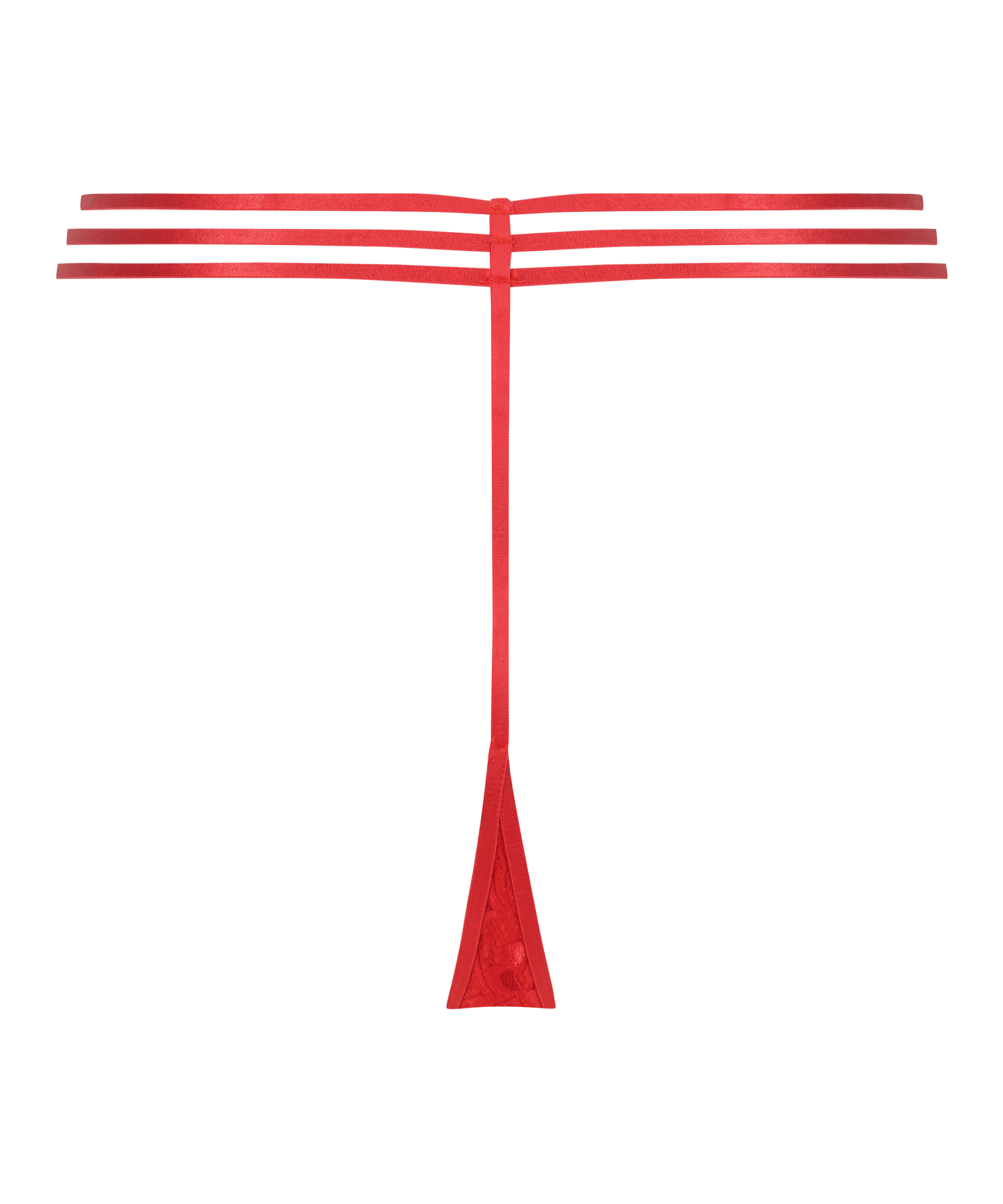 Ferngesteuerter Vibrator Spitzen-Tanga, Rot, main