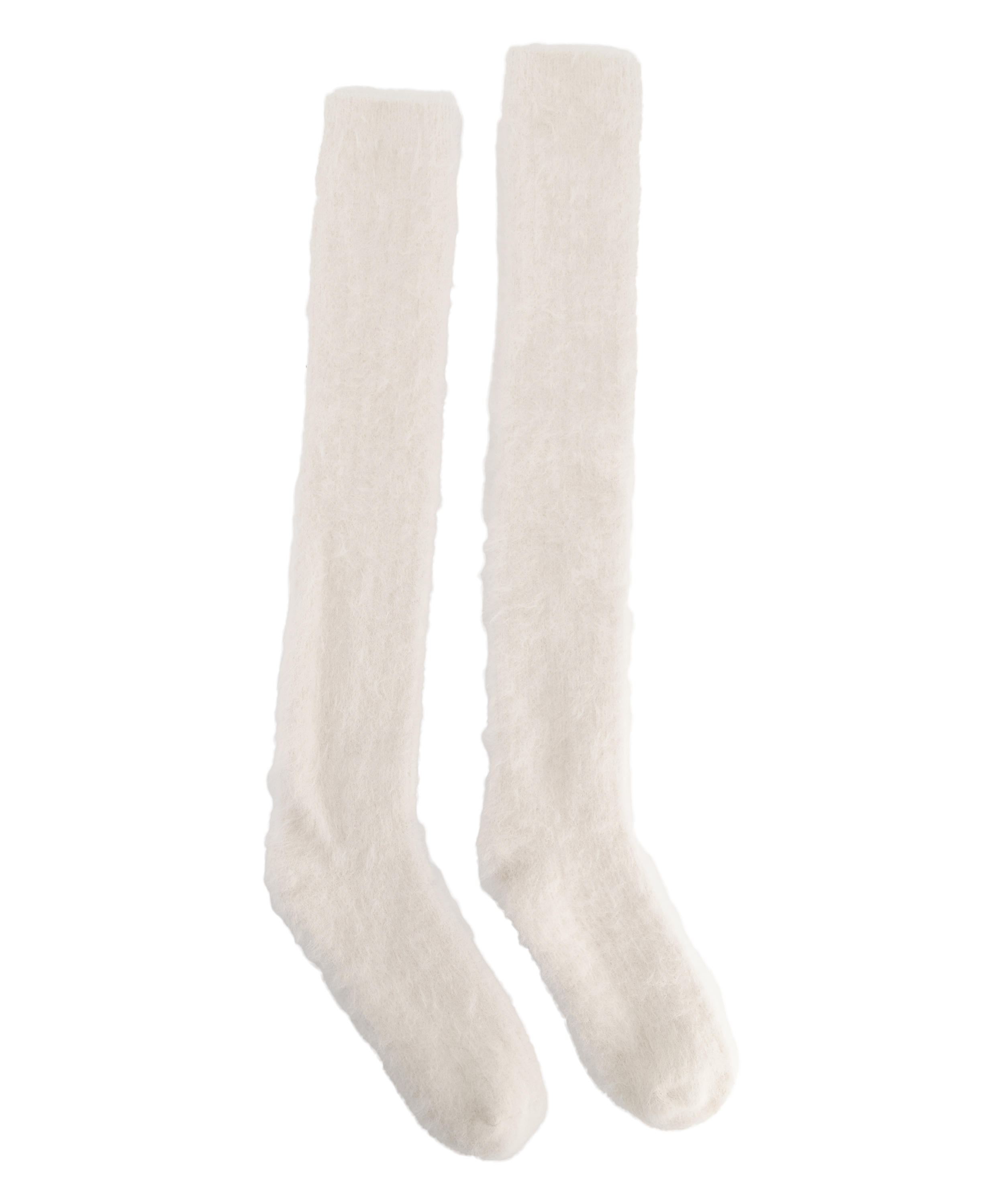 Lange Socken flauschig, Beige, main