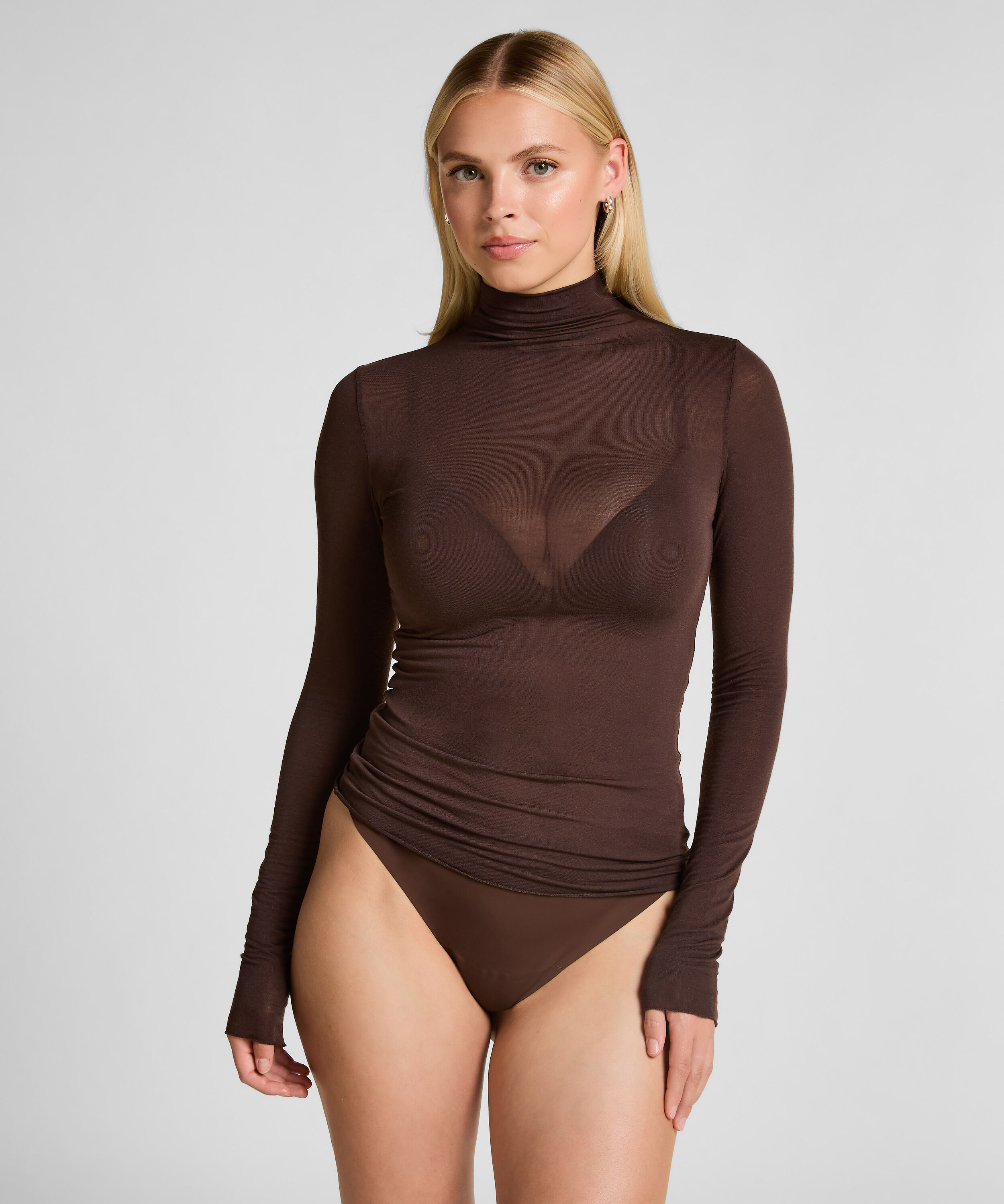 Super Soft Shirt aus Kaschmir-Mix mit Rollkragen
