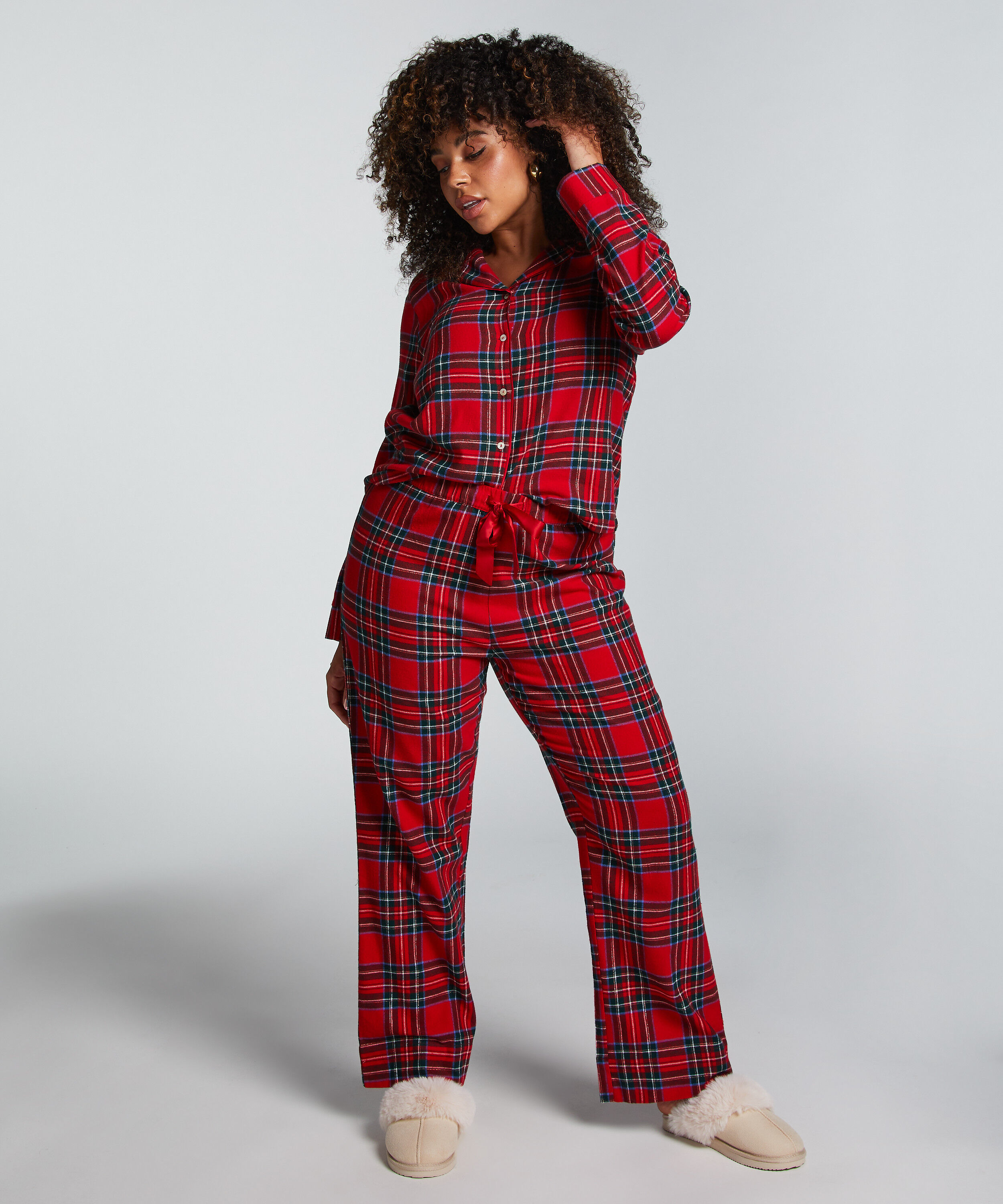 Pyjamaset Twill, Rot