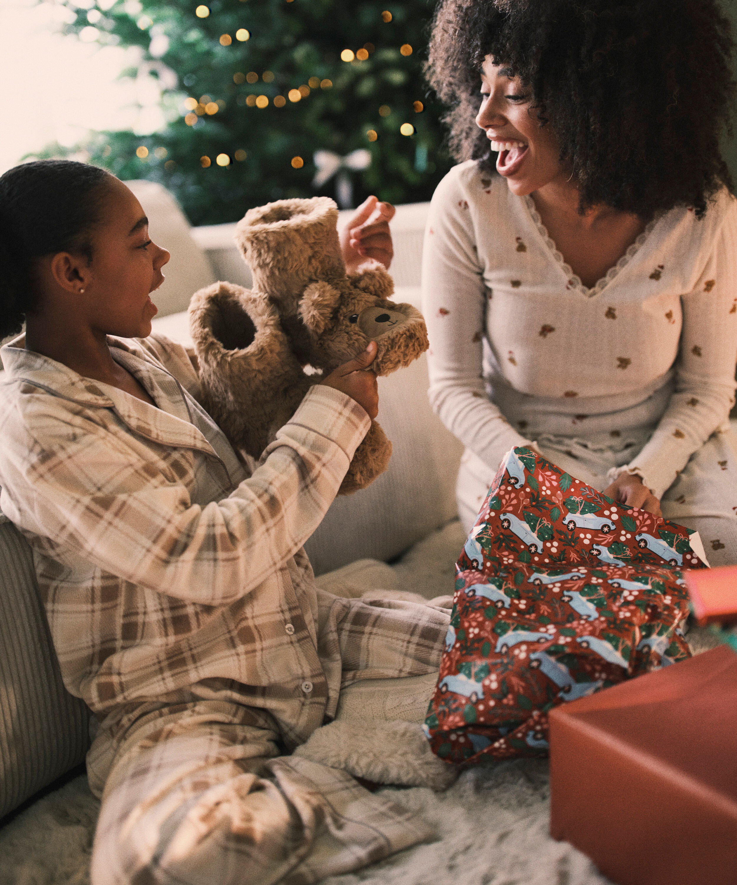 Pantoffeln Teddy Bear