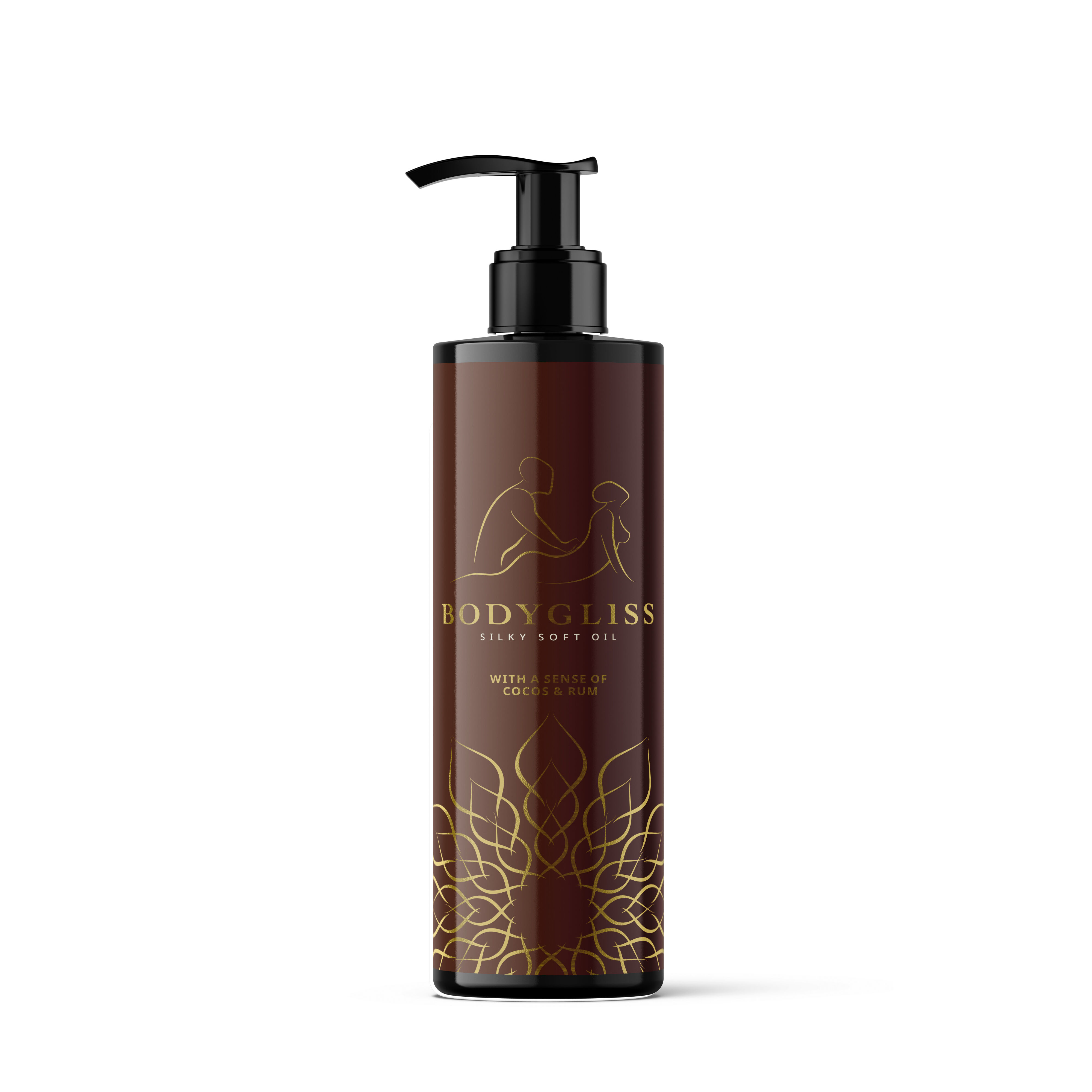 BodyGliss – Massageöl Kokosnuss & Rum 15 ml, Weiß