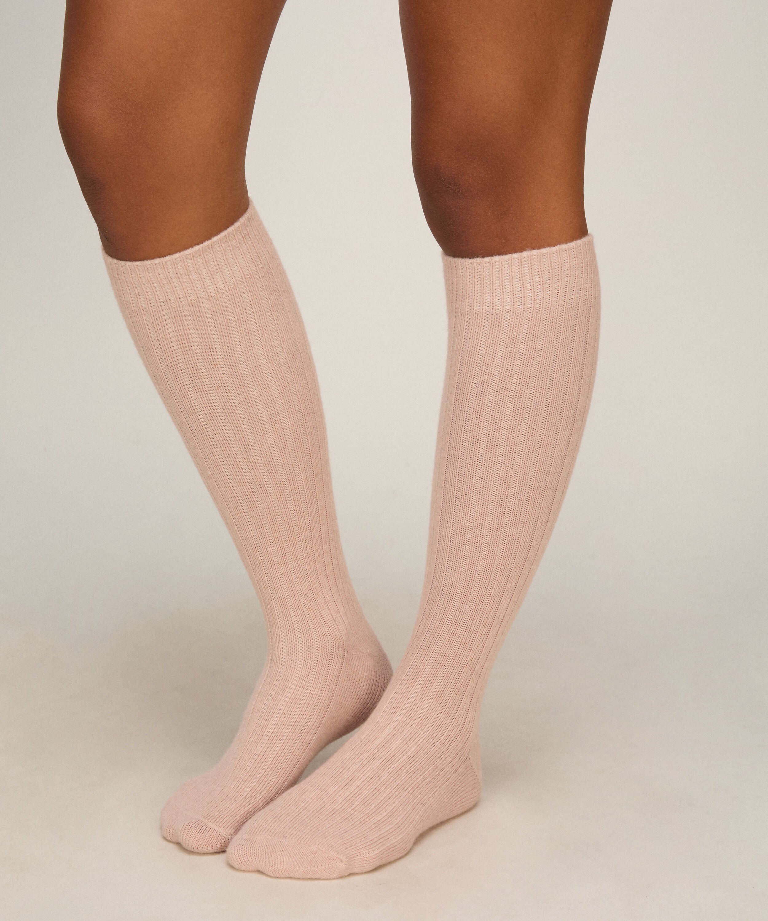 Cashmere Blended Socken, Rose