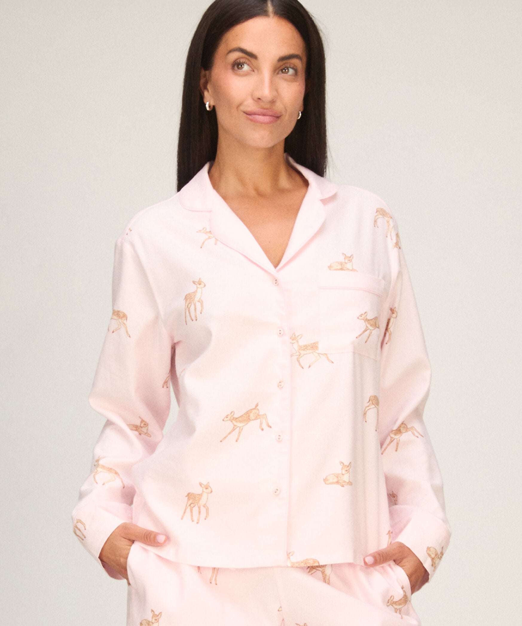 Pyjama-Jacke Longsleeve Woven