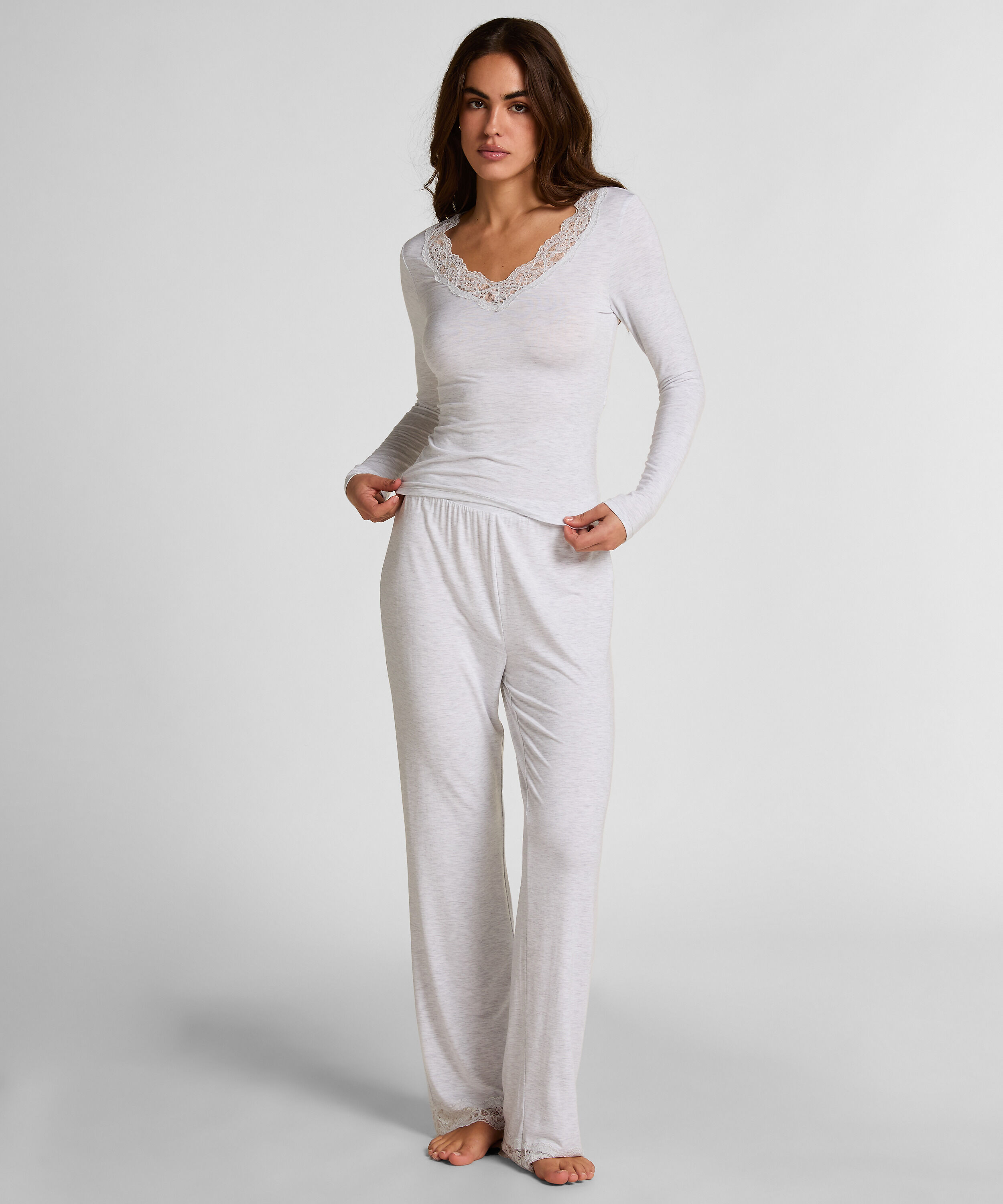 Pyjama-Set, Grau