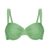 Nicht vorgeformtes Bügel-Bikini-Top Mauritius, grün