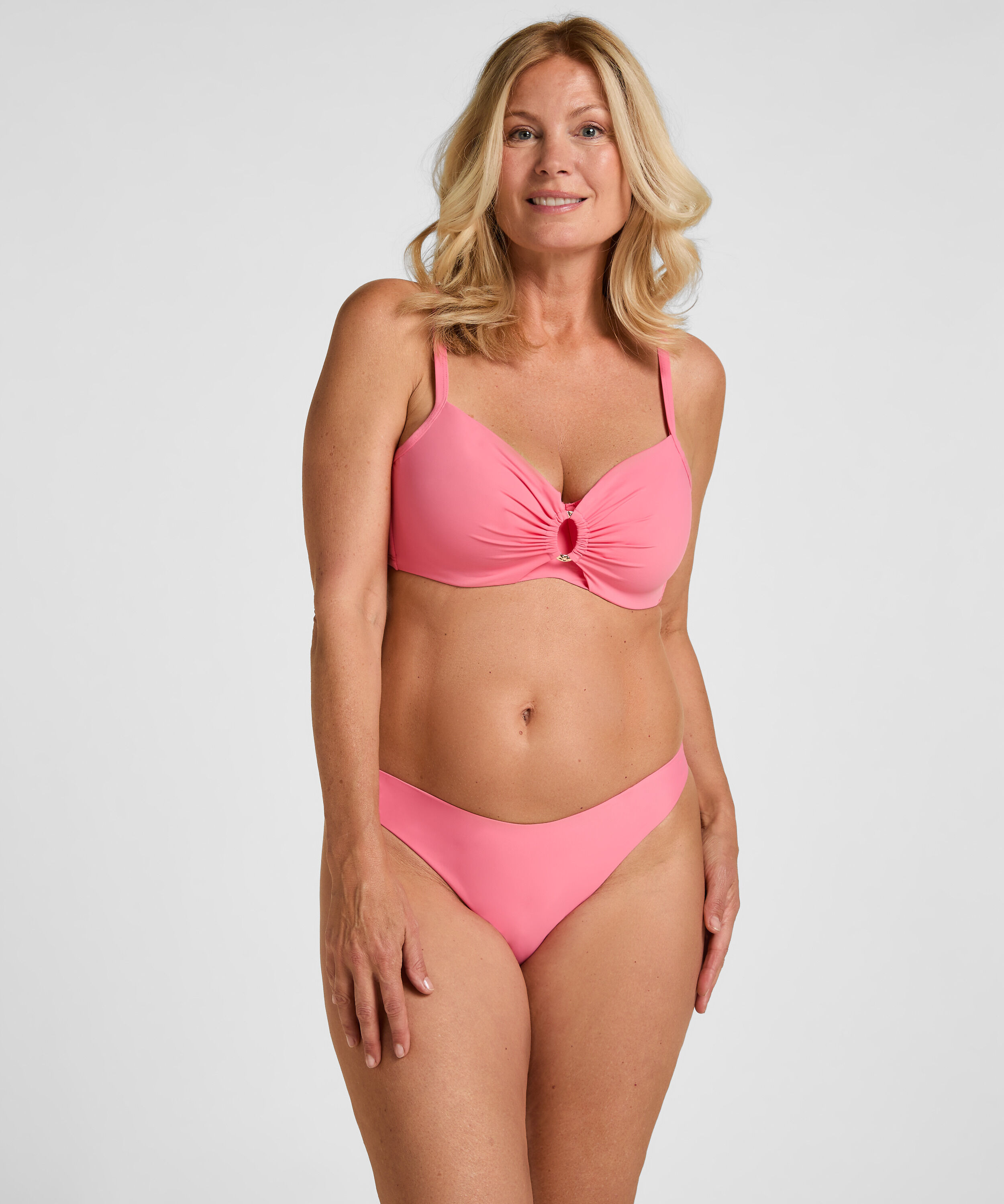 Highleg Bikinihose Luxe, Rose Highleg Bikinihose Luxe, Rose